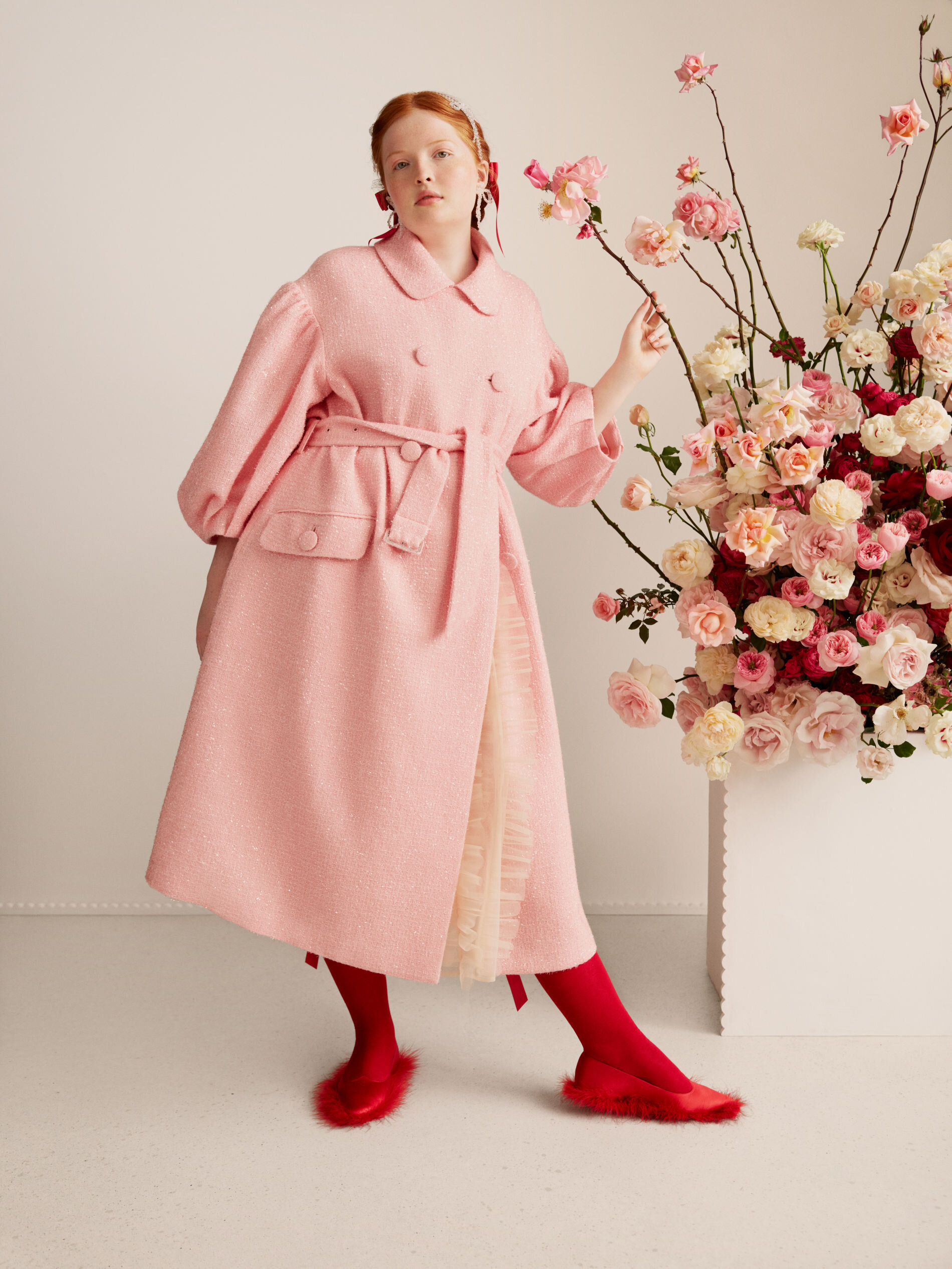 Simone Rocha x H&M, Feminine maximalism, Nordic style, Mag editorial, 1900x2540 HD Phone