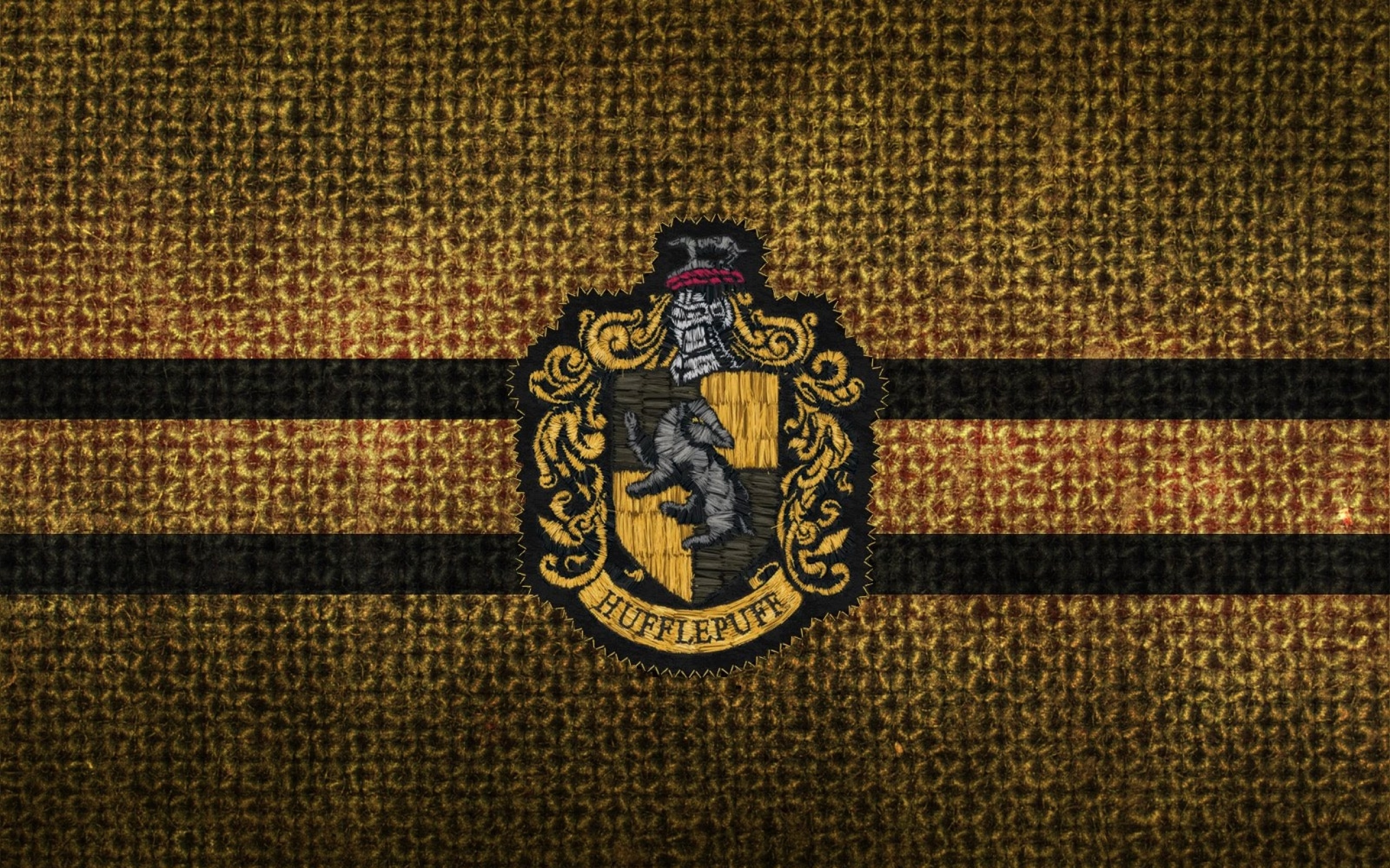 Textile, Hufflepuff Wallpaper, 2560x1600 HD Desktop