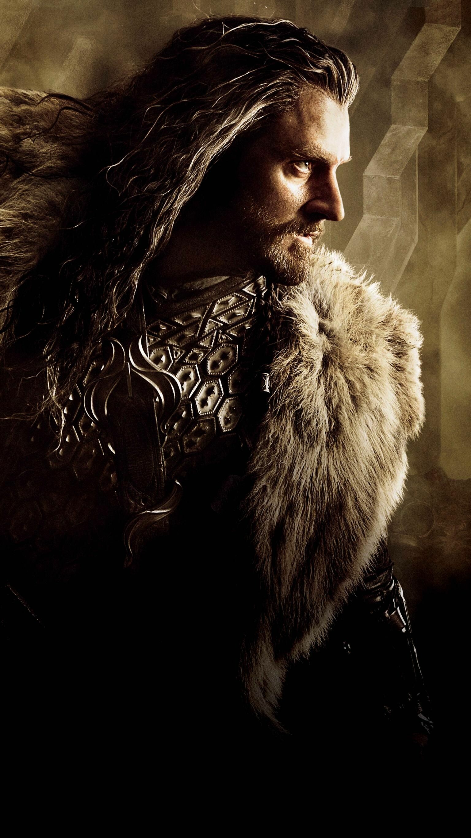 Thorin Oakenshield, The Hobbit Wallpaper, 1540x2740 HD Phone