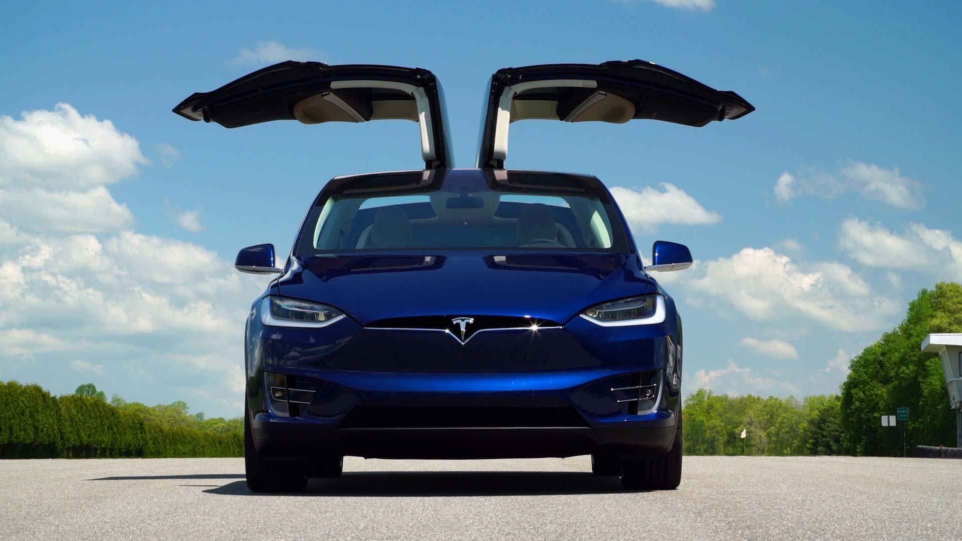 Tesla Model X, Revolutionary electric SUV, Unparalleled performance, Futuristic design, 1920x1080 Full HD Desktop