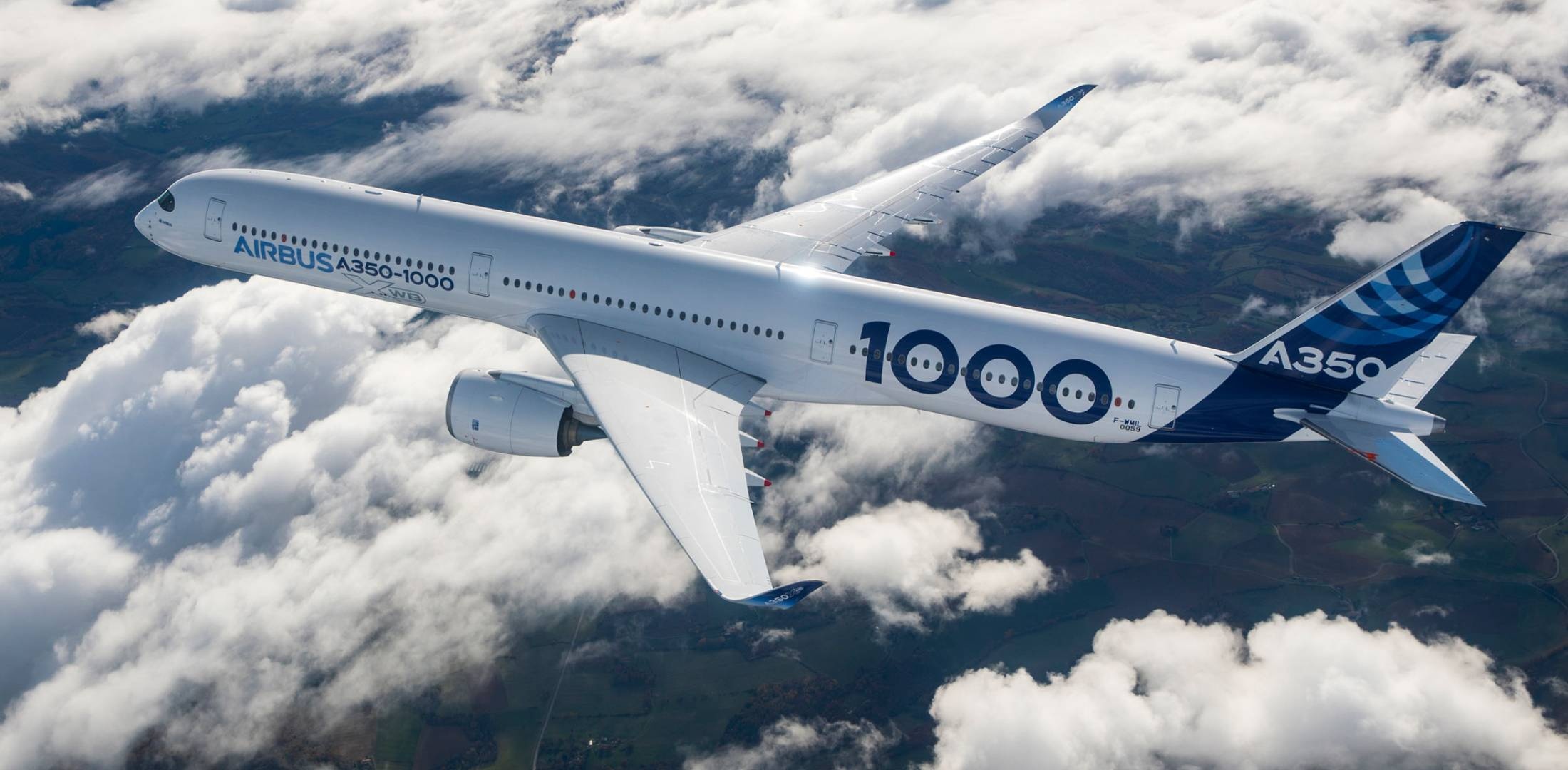 A350-1000, Airbus Wallpaper, 2200x1080 Dual Screen Desktop