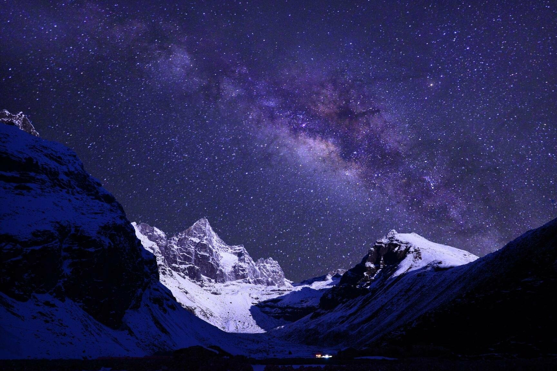 Milky way, Himalayas Wallpaper, 1920x1280 HD Desktop