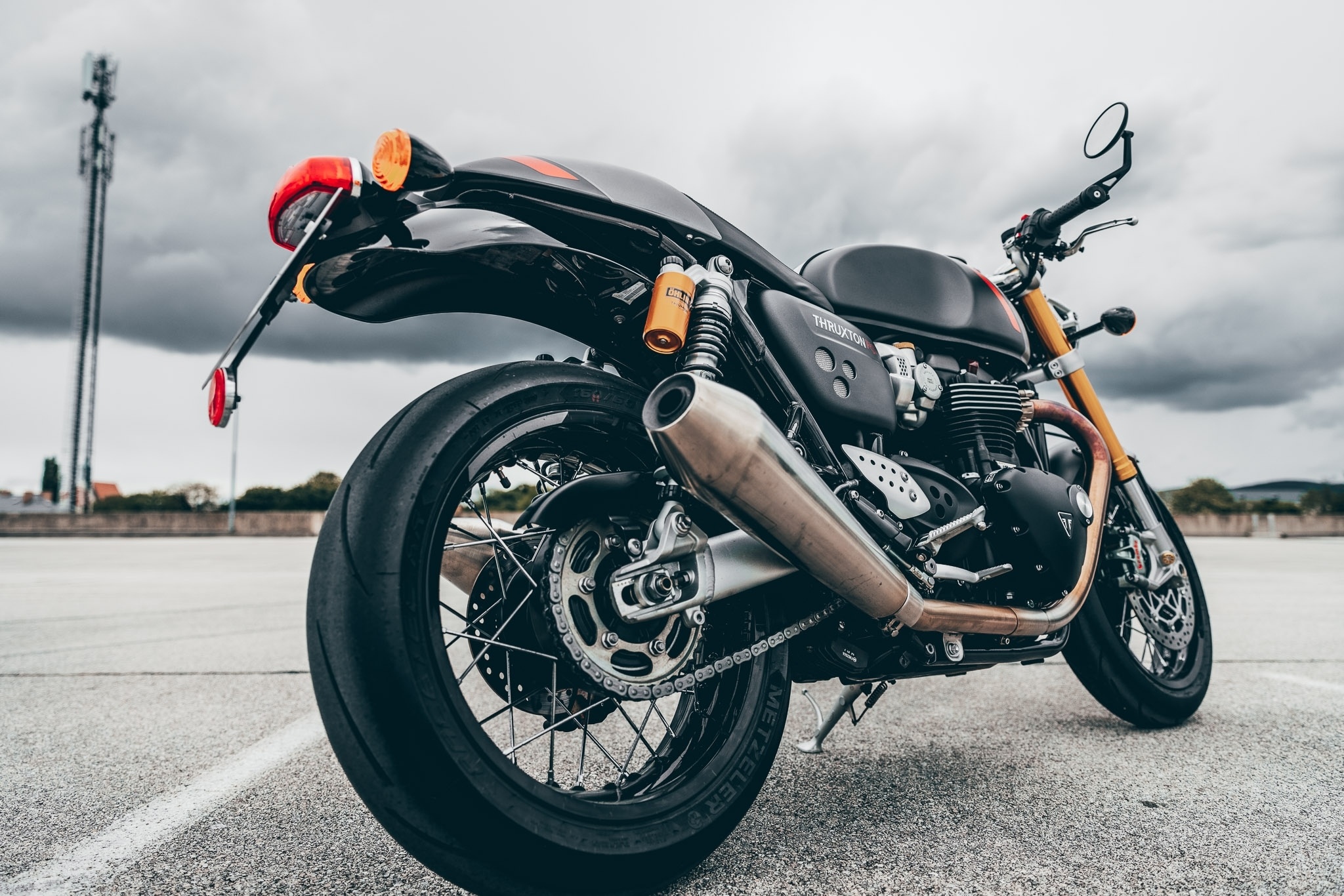 Triumph Thruxton RS, 2021, Gentlemen Racer, Test Drive, 2050x1370 HD Desktop