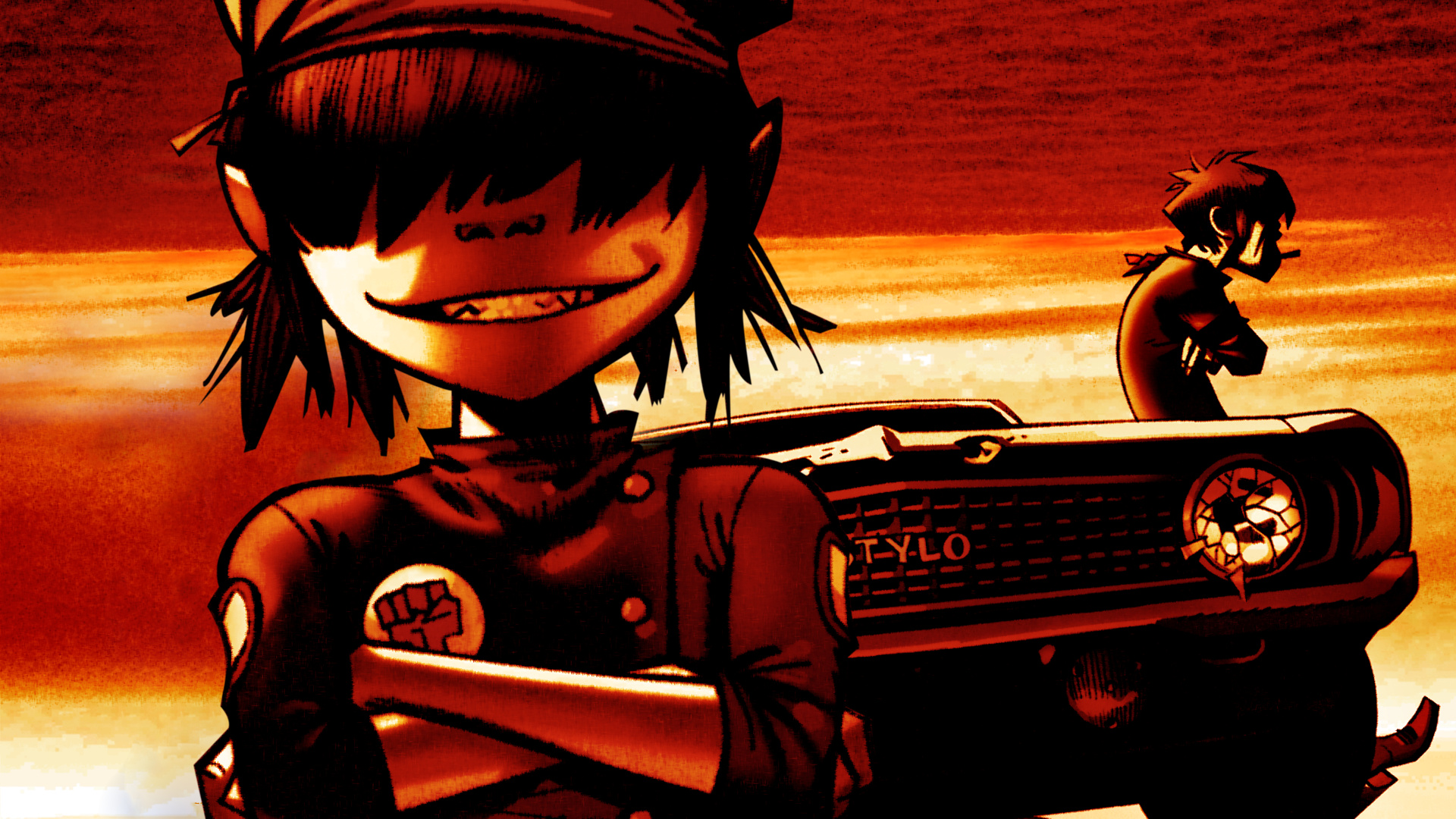 Noodle (Gorillaz), Android wallpaper, Artistic representation, Memorable visuals, 1920x1080 Full HD Desktop