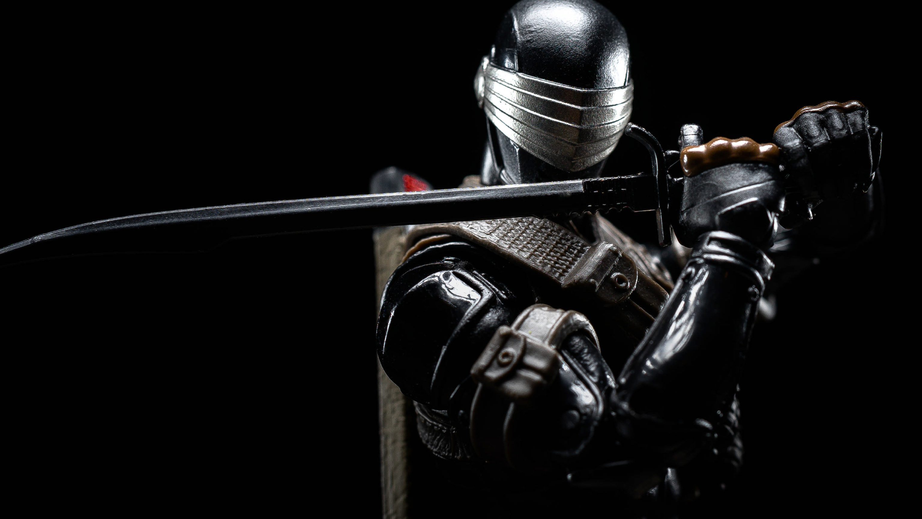 Joe Classified, Snake Eyes, Deluxe preview, Figure, 3080x1730 HD Desktop