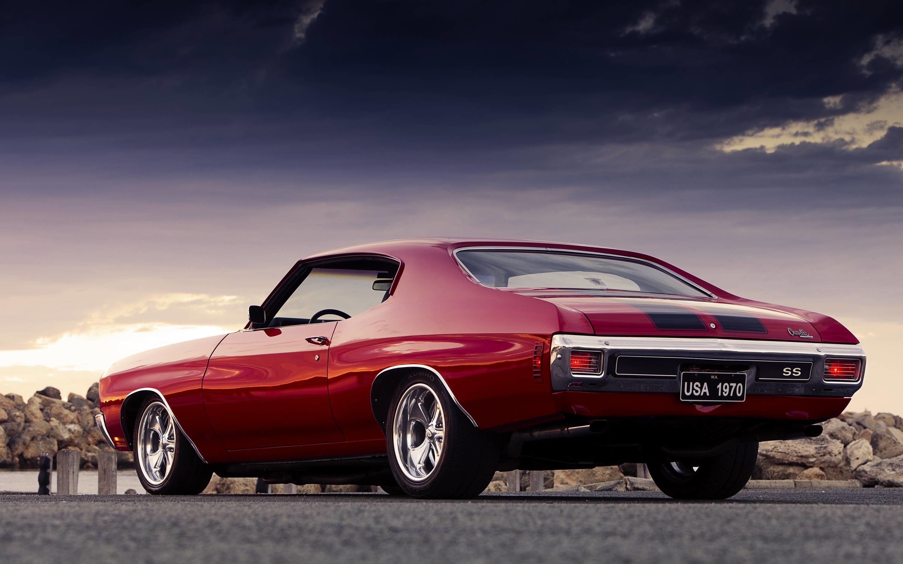 SS Back View, Chevrolet Chevelle Wallpaper, 3000x1880 HD Desktop