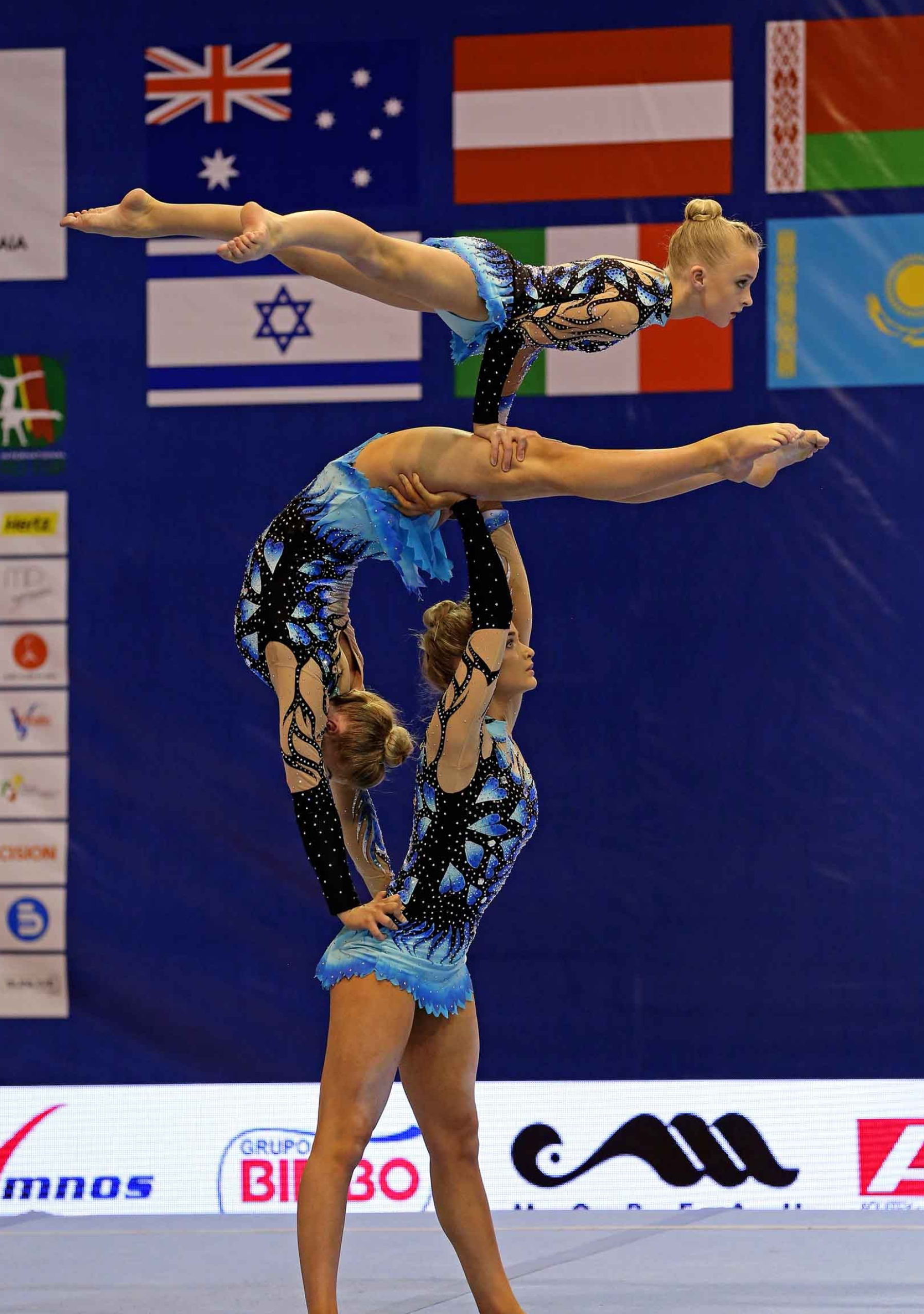 Competitive acrobatic gymnastics, Acrobatic gymnastics squads, Acrobatic gymnastics championships Munich, 1800x2560 HD Phone