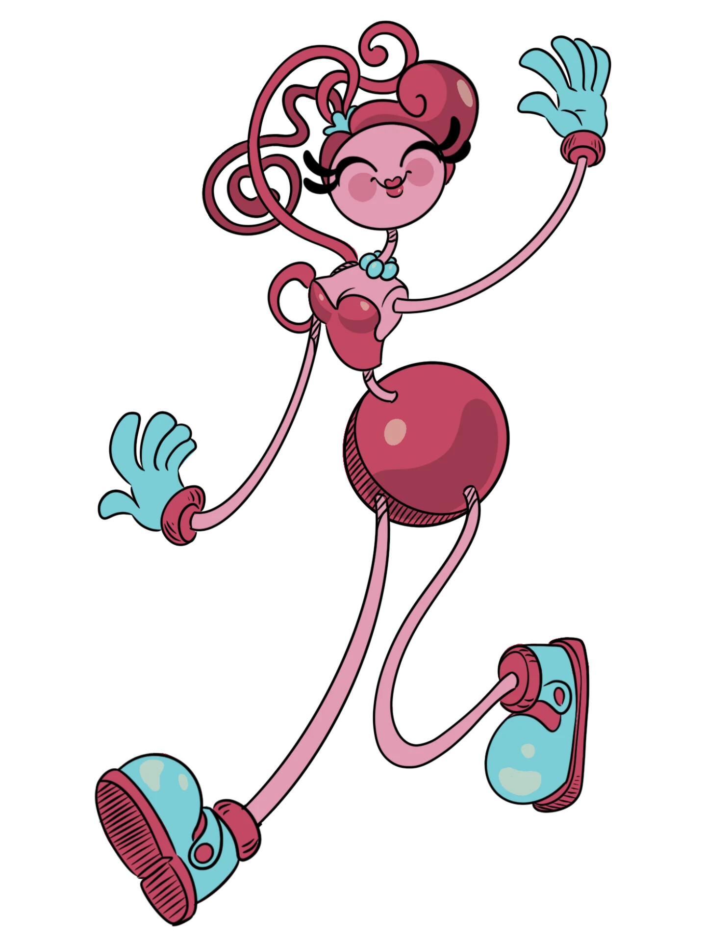 Poppy Playtime, Concept art, Mommy Long Legs, Character, 1440x1920 HD Phone