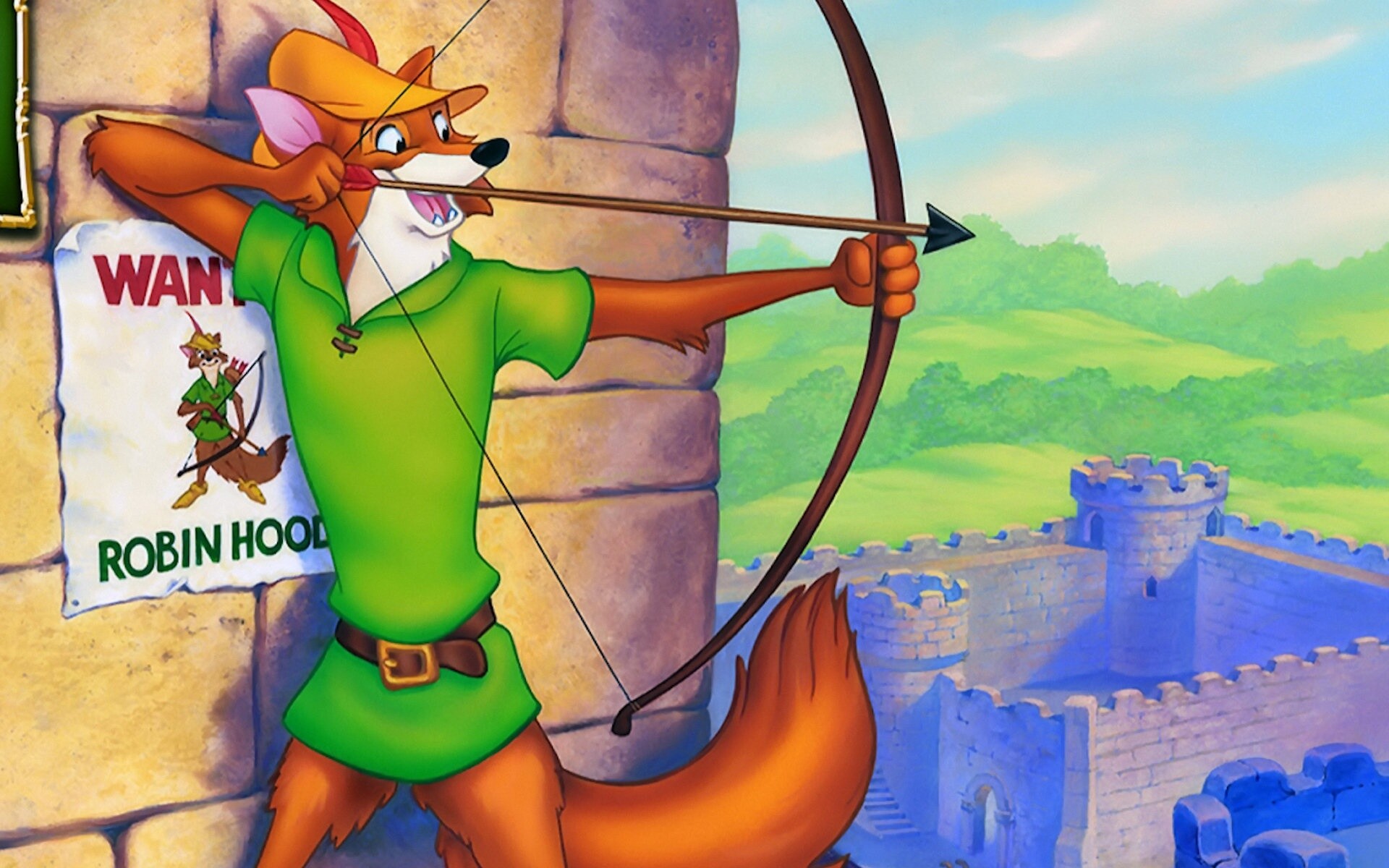 Robin Hood Cartoon, HD Wallpaper, Background image, Animation, 1920x1200 HD Desktop