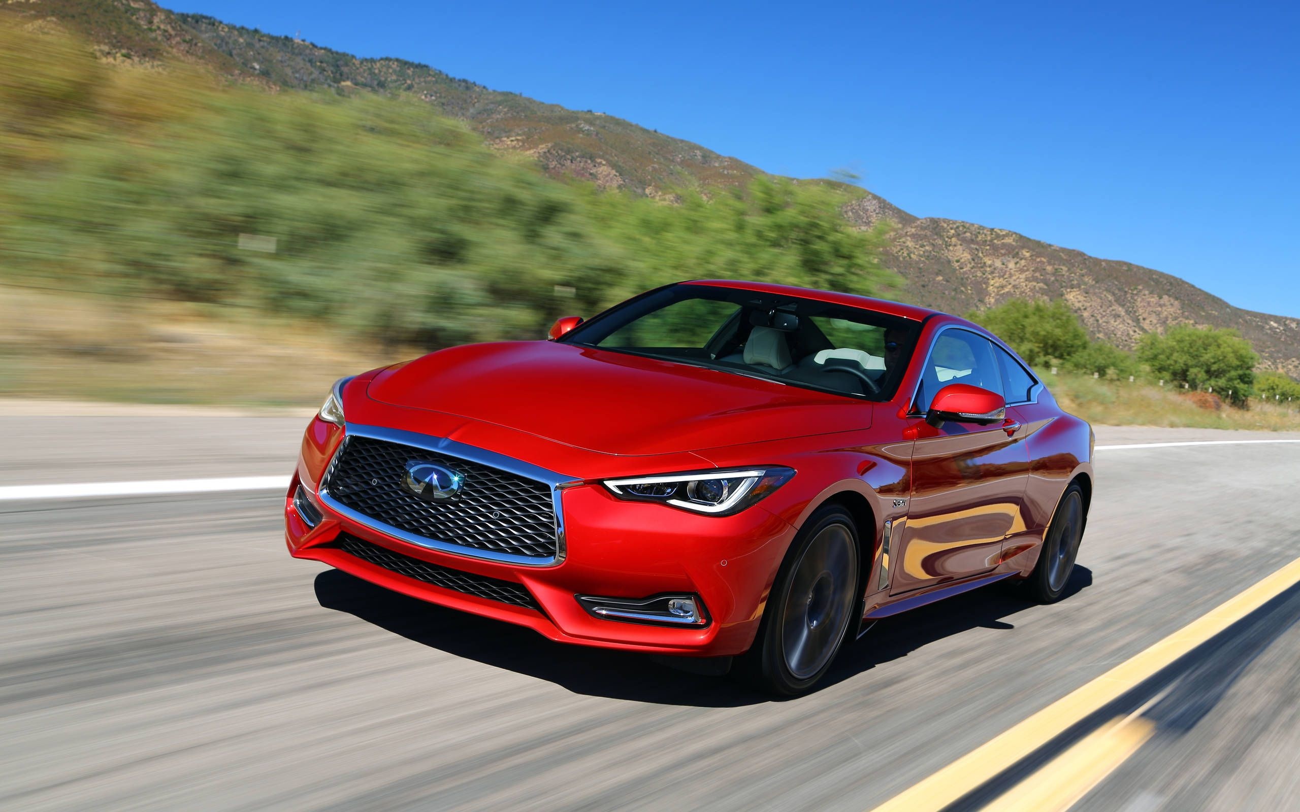 Infiniti Q60, Red Sport 400 model, Coupe excellence, 2560x1600 HD Desktop