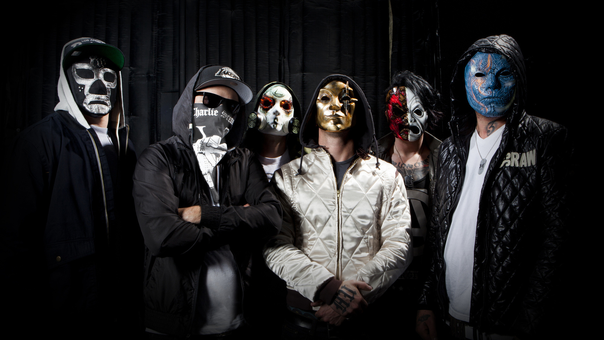 Hollywood Undead, Band's music, Celebrity rockers, HD celebrity portraits, 1920x1080 Full HD Desktop