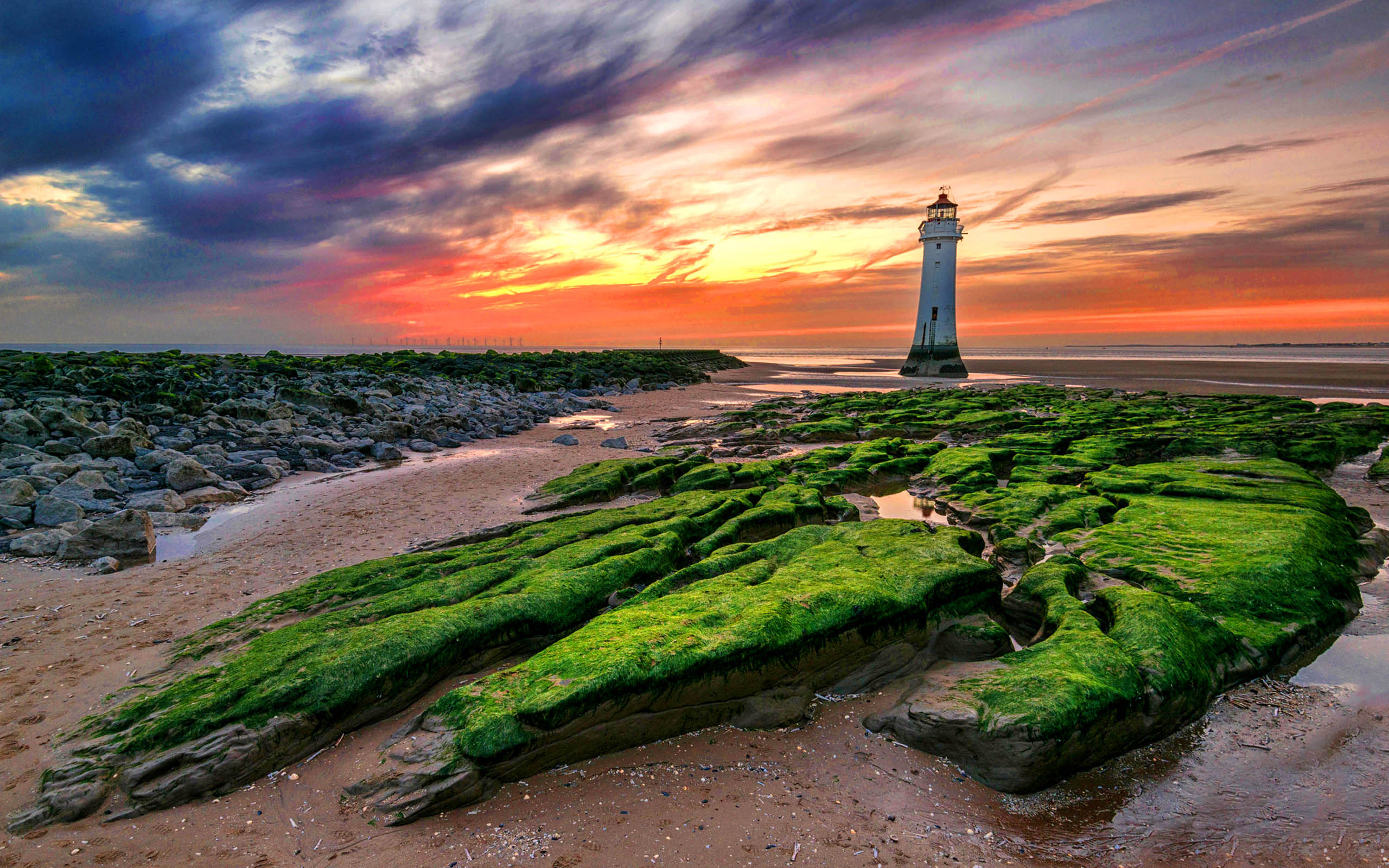 New Brighton, Lighthouses Wallpaper, 2560x1600 HD Desktop