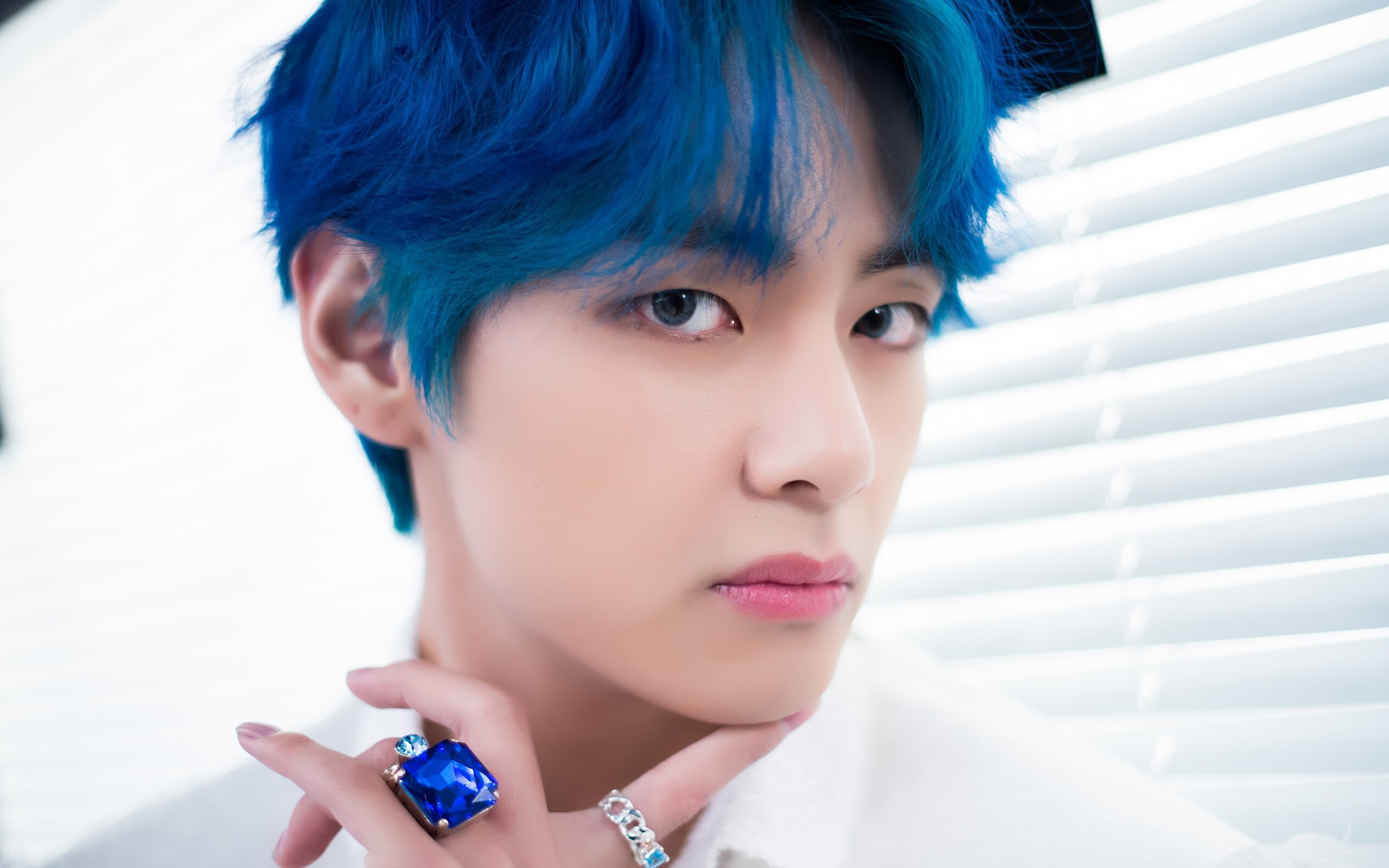 V BTS Boy with Luv, PC desktop wallpaper, 4K resolution, Mesmerizing, 2560x1600 HD Desktop