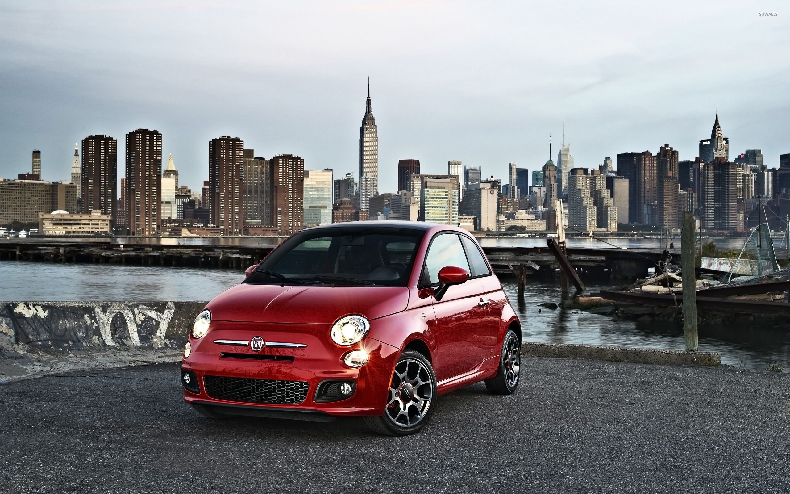 New York, Fiat 500E Wallpaper, 2560x1600 HD Desktop