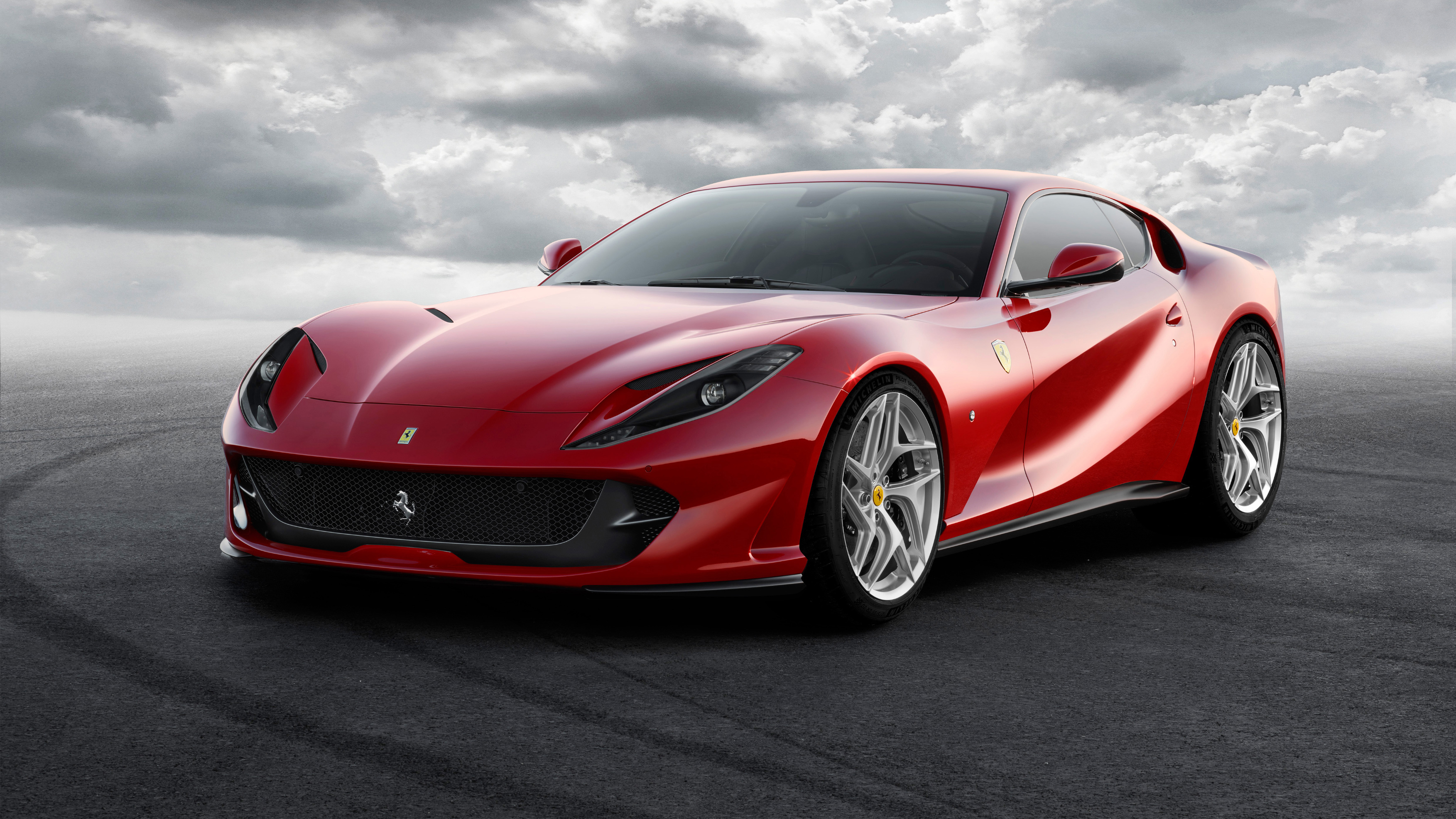 Ferrari 812 Superfast wallpapers, Exquisite beauty, Ultimate luxury, Speed and power, 3510x1980 HD Desktop