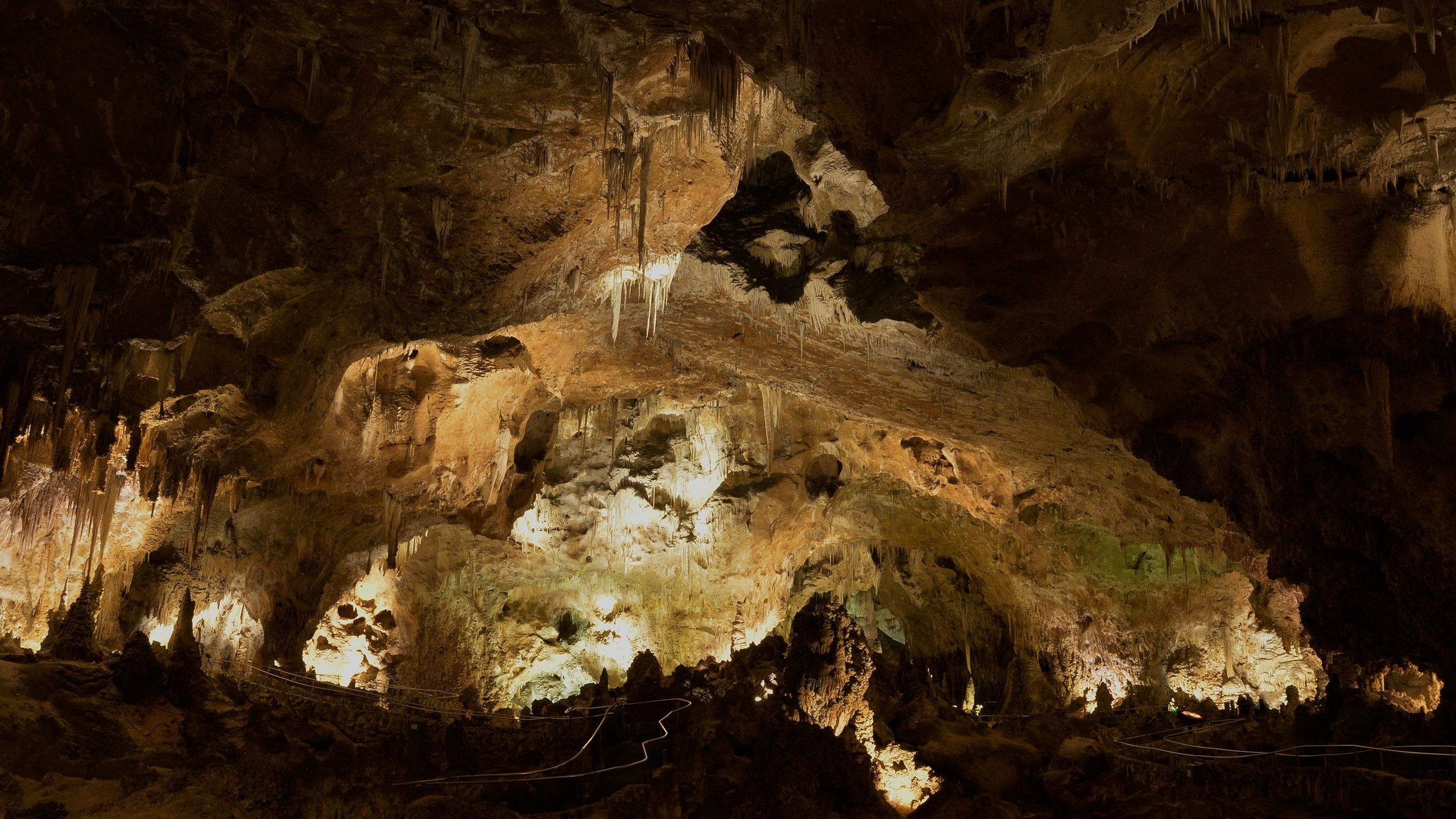 Carlsbad Caverns, Portfolio lumascape, 2560x1440 HD Desktop