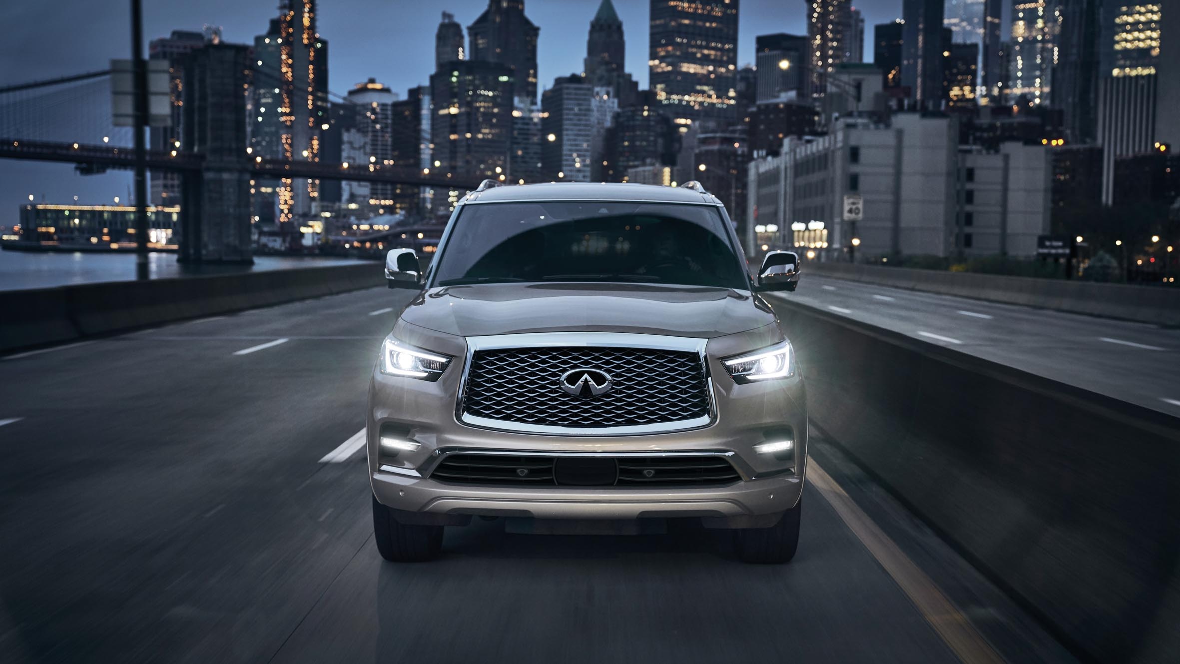 2022 Model, Infiniti QX80 Wallpaper, 2370x1330 HD Desktop