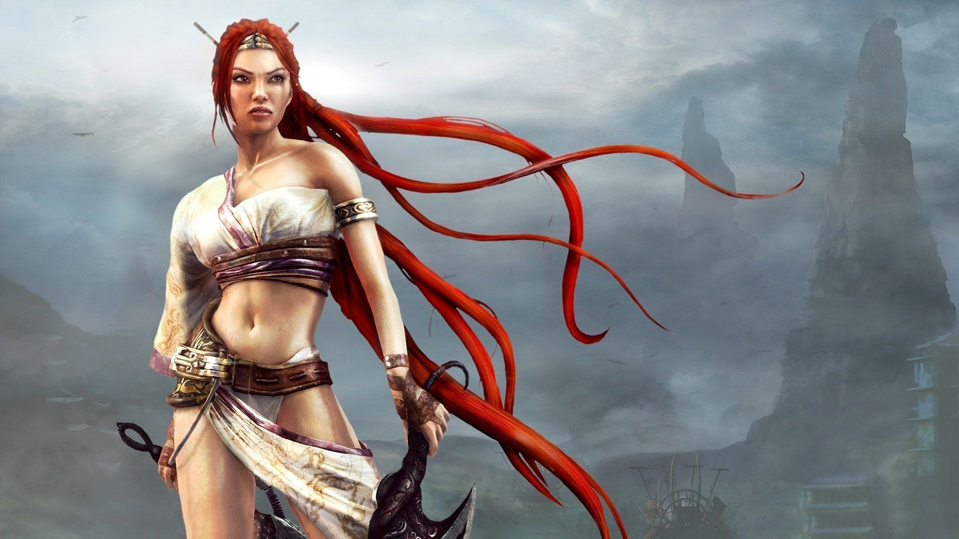 Heavenly Sword movie, Gripping storyline, Stunning visuals, Epic fantasy world, 1920x1080 Full HD Desktop