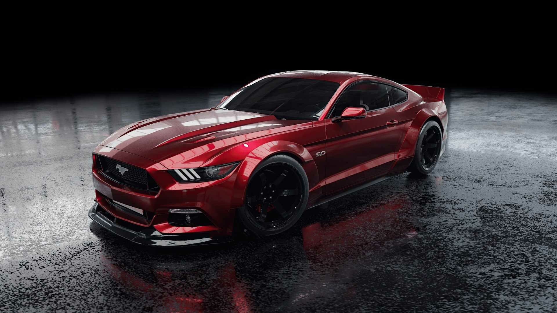 Desktop Ford Mustang wallpaper, Stylish computer background, Automotive beauty, High-definition imagery, 1920x1080 Full HD Desktop