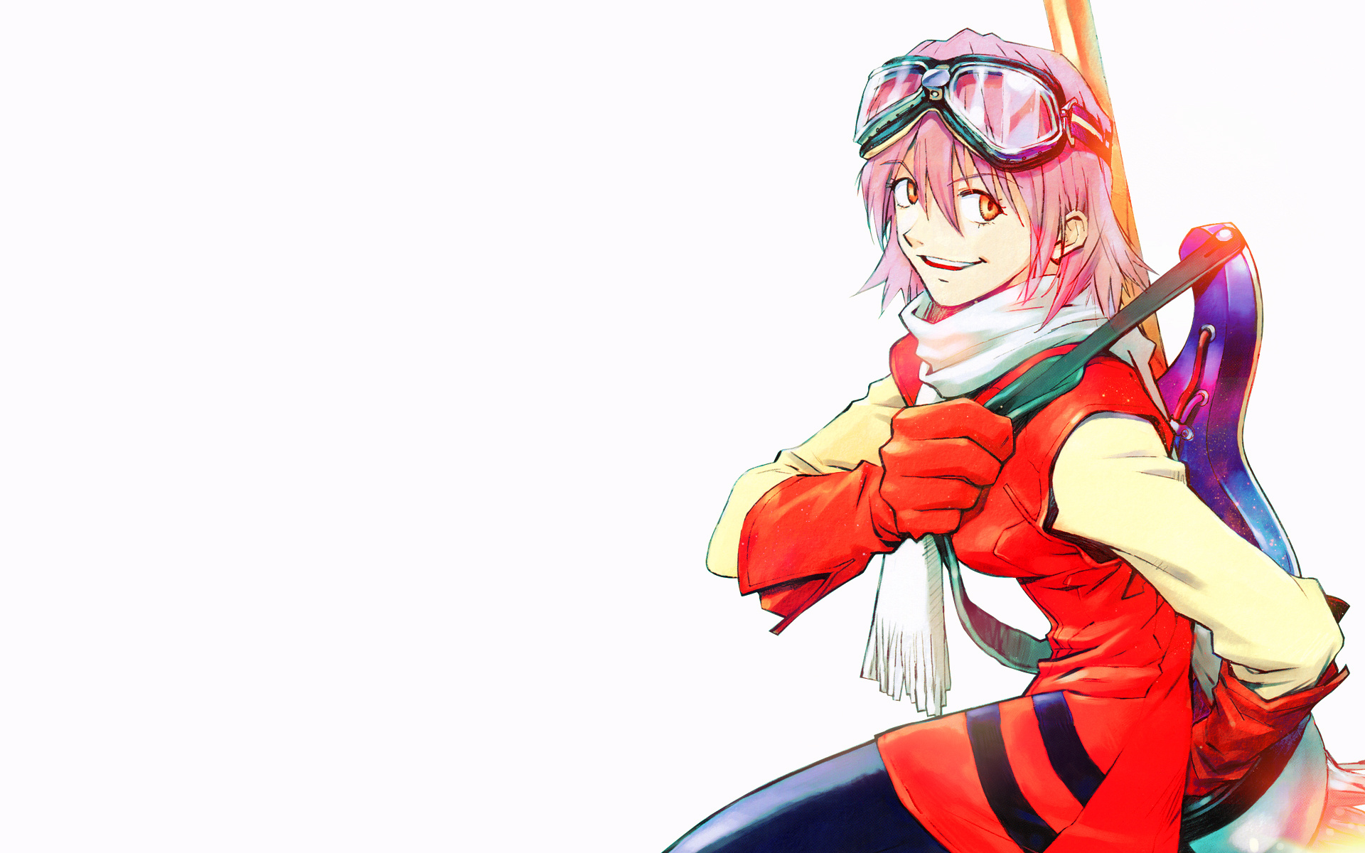 Haruko Haruhara, Anime character, FLCL series, Zerochan wallpaper, 1920x1200 HD Desktop