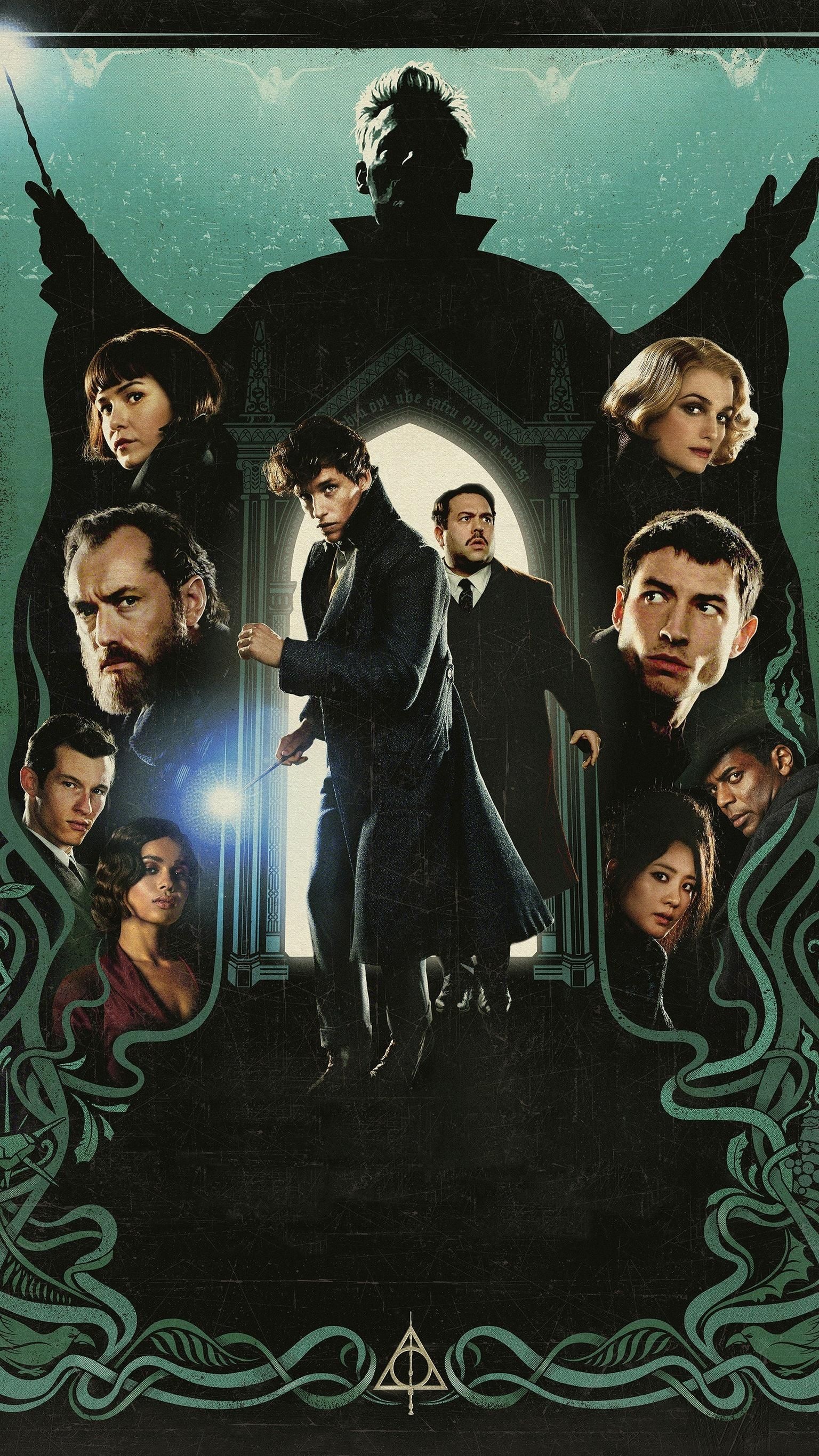 Fantastic Beasts, Phone wallpaper, Moviemania, Poster, 1540x2740 HD Phone