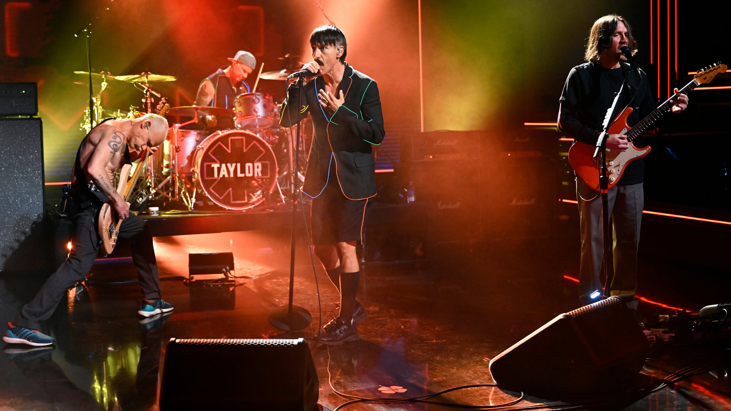 The Tonight Show Starring Jimmy Fallon, Red Hot Chili Peppers Wallpaper, 3000x1690 HD Desktop