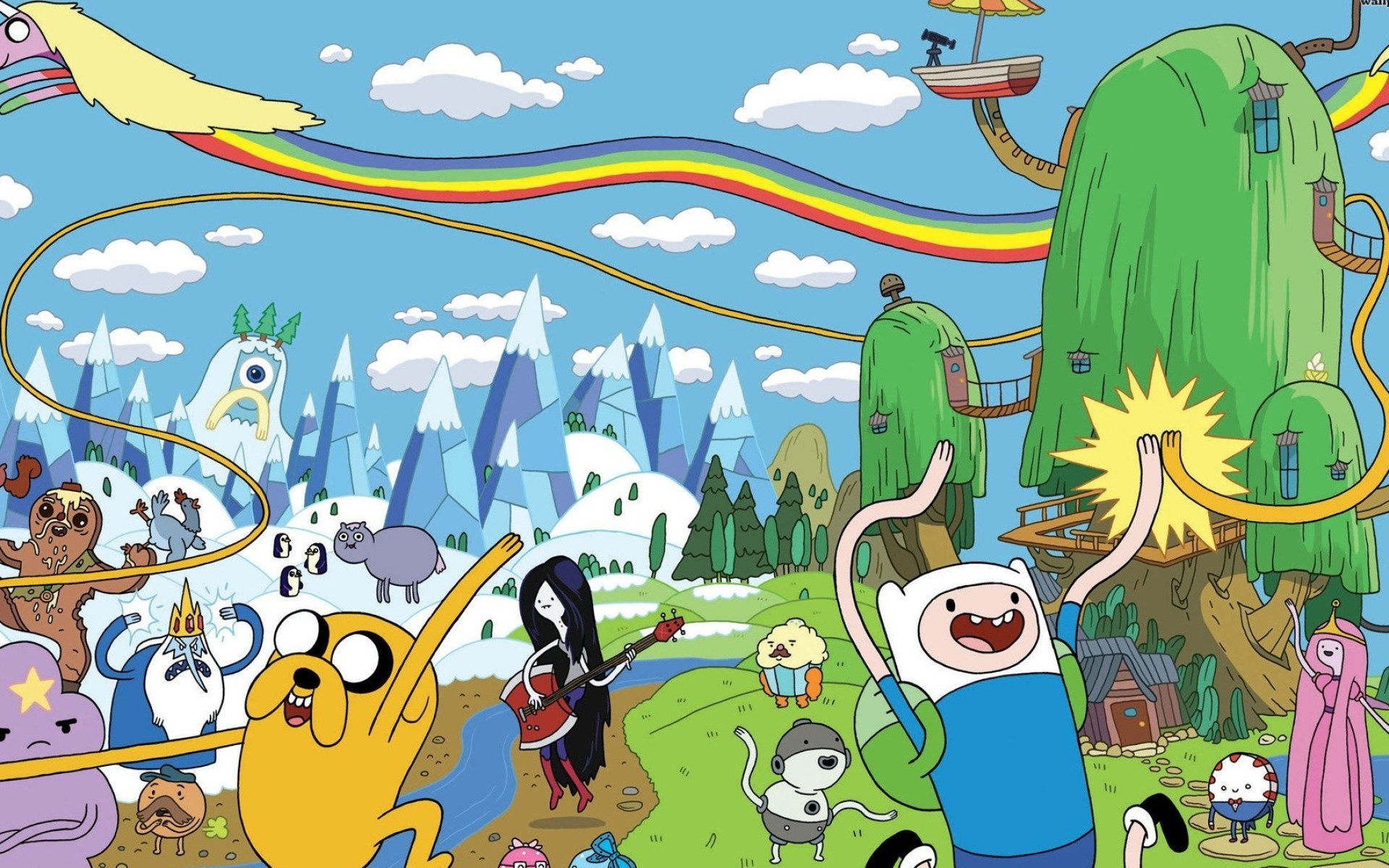 Finn, Jake, Princess Bubblegum, HD wallpaper, 1920x1200 HD Desktop