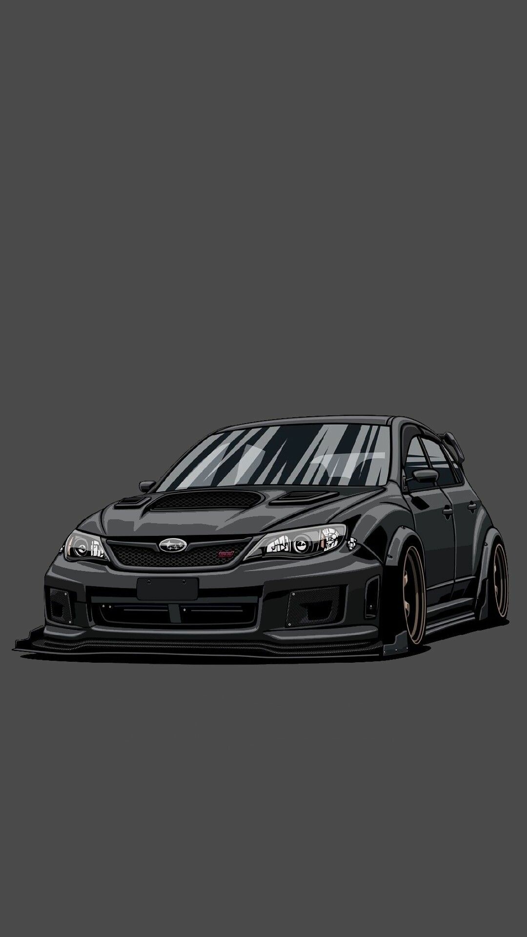 Subaru Hatchback, Eye-catching wallpapers, Sporty and compact, Unique design, 1080x1920 Full HD Phone