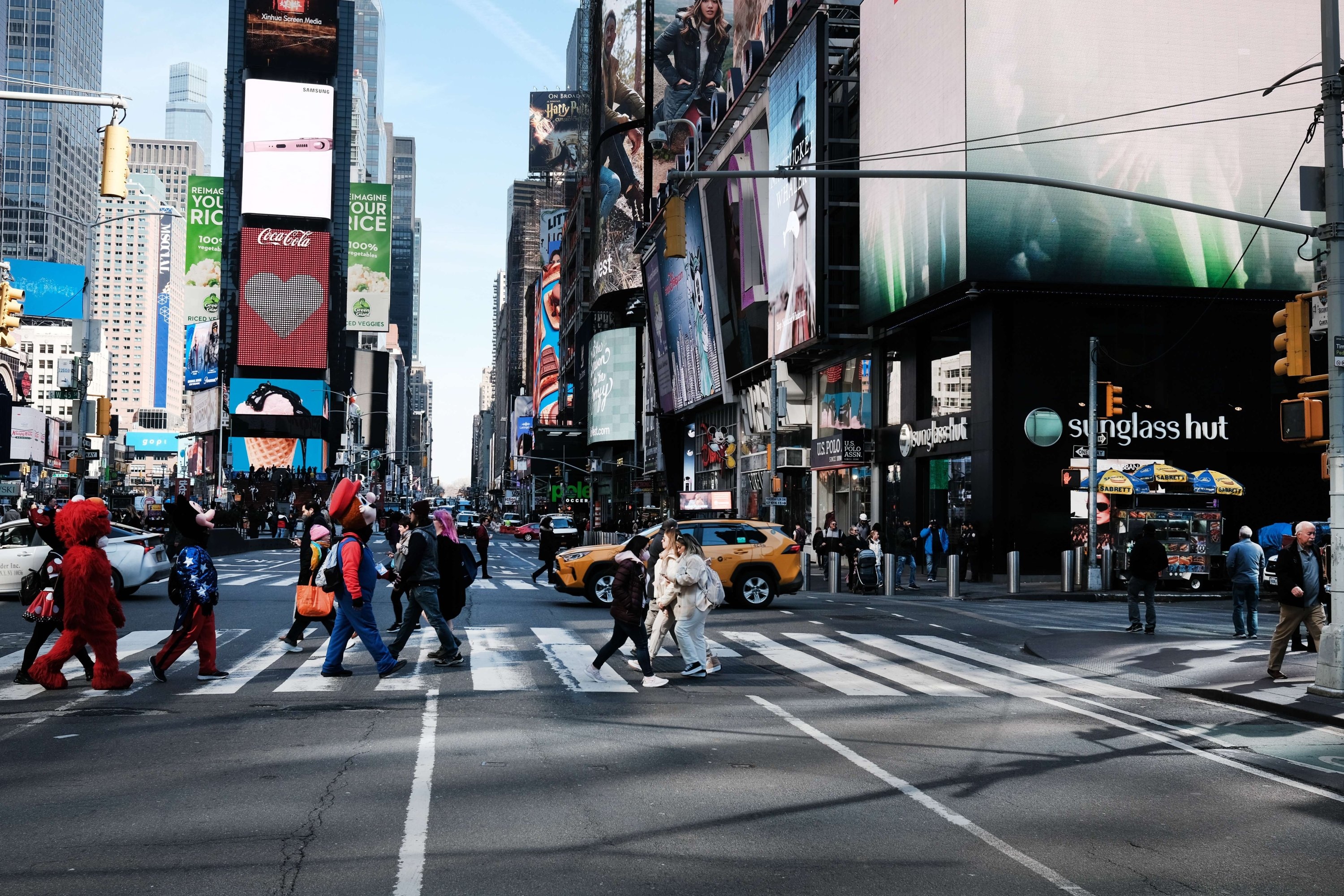 Times Square, Travels, Tarawih prayers, Muslims, 3000x2000 HD Desktop