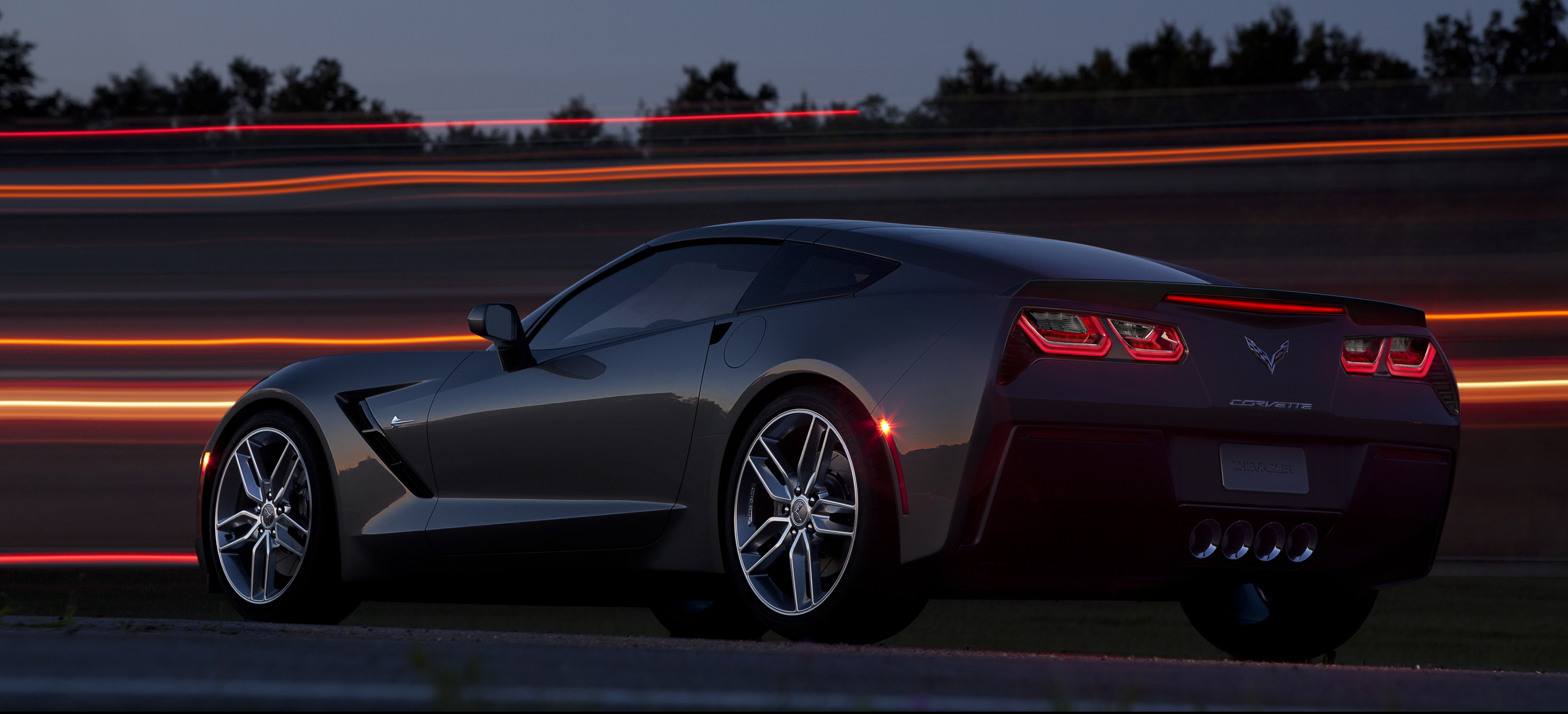 Chevrolet Corvette, Captivating photos, Unforgettable, 3000x1370 Dual Screen Desktop