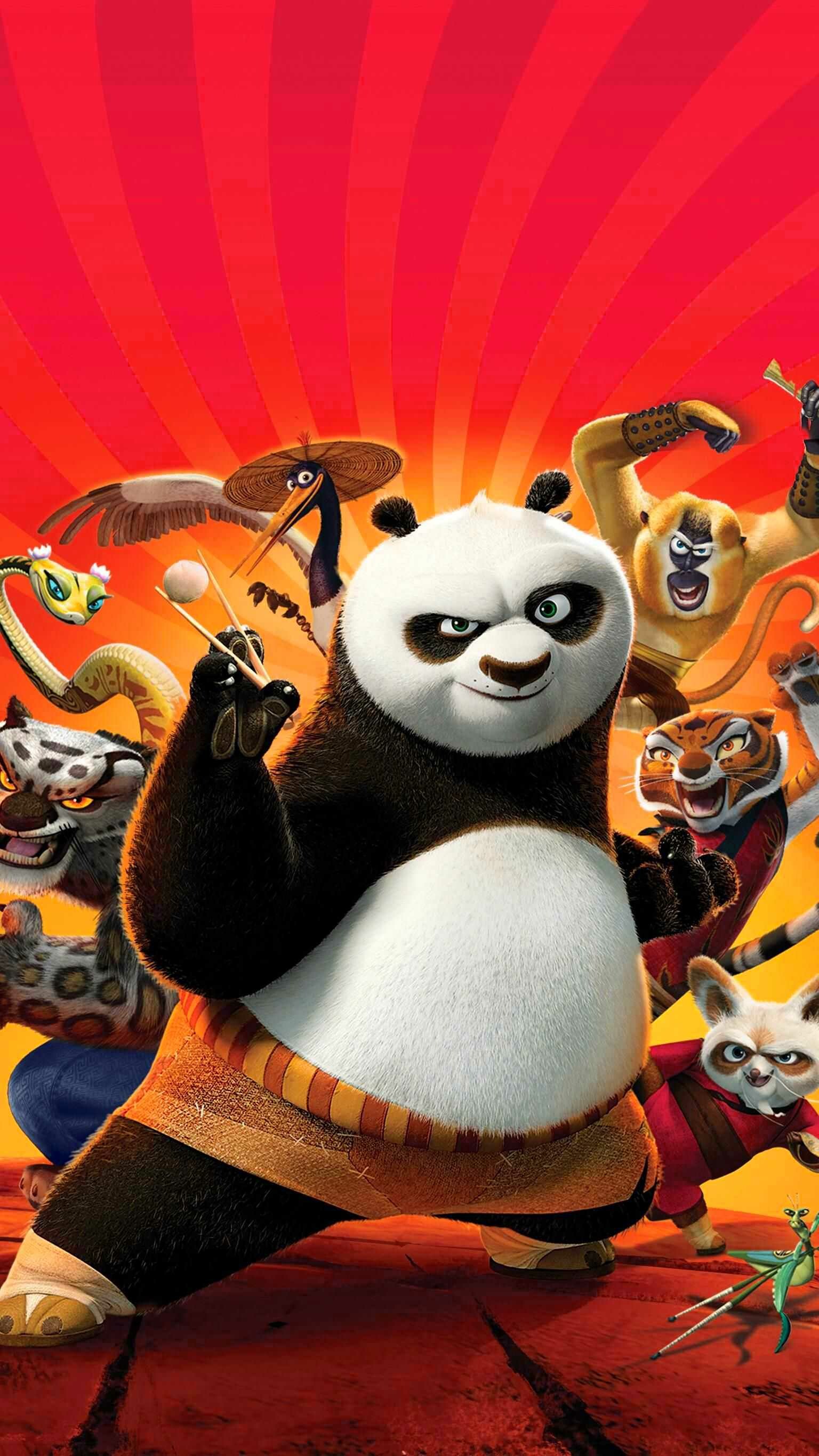 4K Kung Fu Panda wallpaper, Stunning visuals, High-definition resolution, Action-packed, 1540x2740 HD Phone