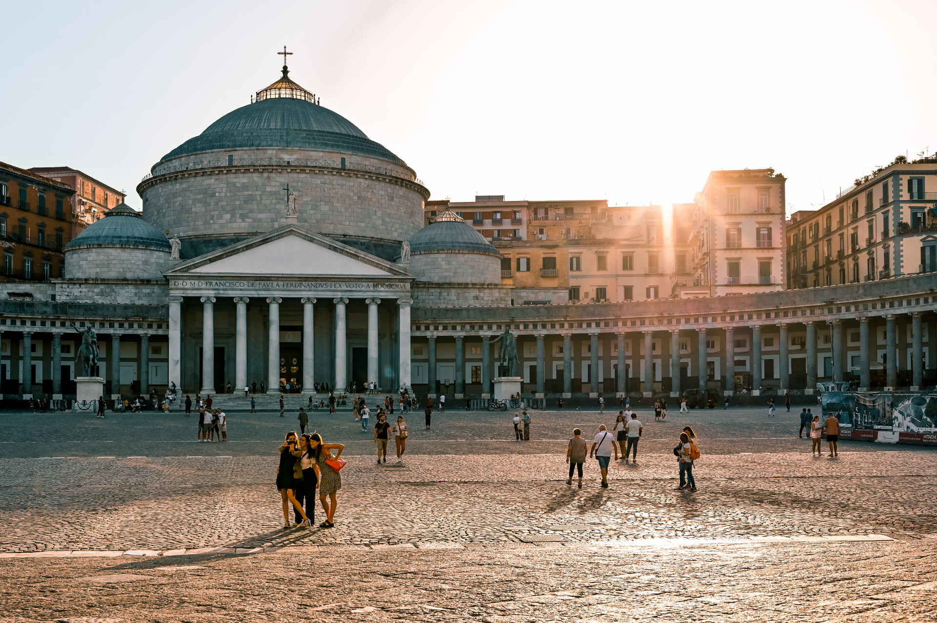 Piazza del Plebiscito, Naples (Italy) Wallpaper, 1920x1280 HD Desktop