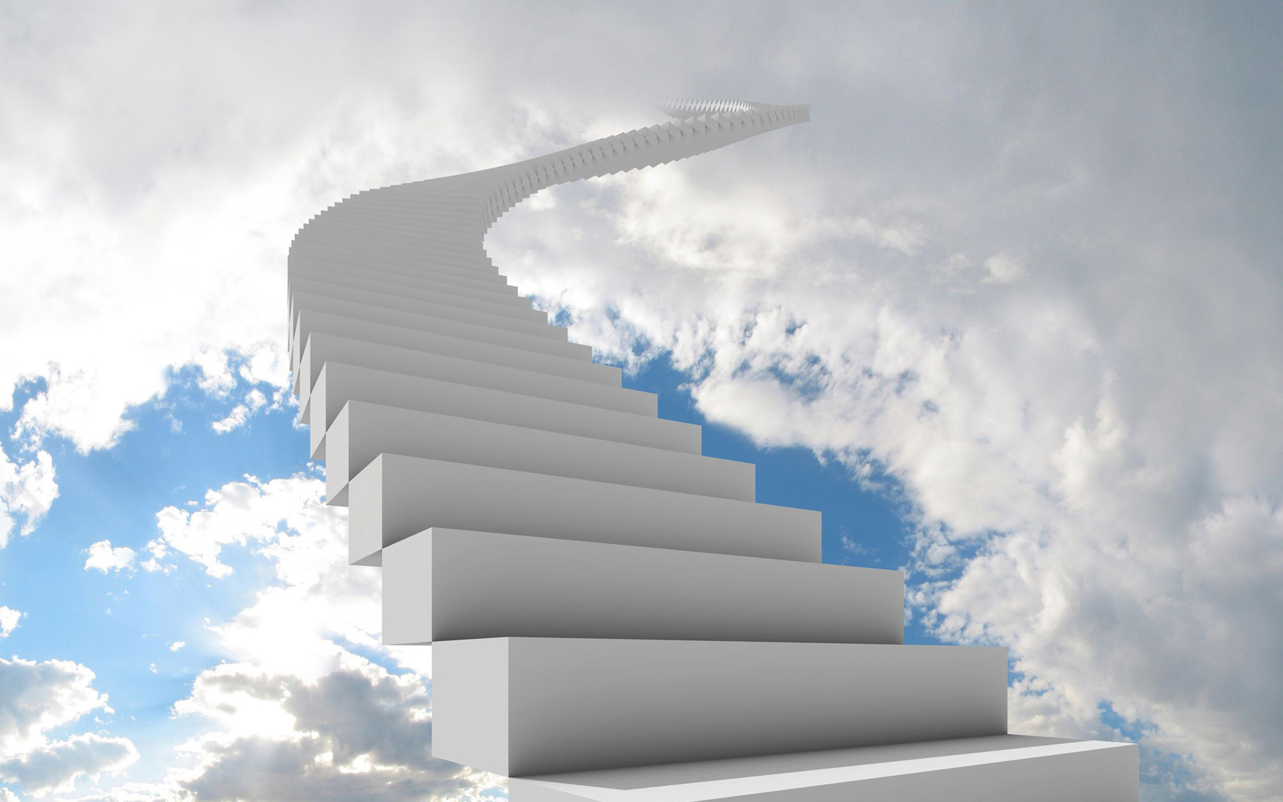 Staircase to heaven, Staircase Wallpaper, 2560x1600 HD Desktop