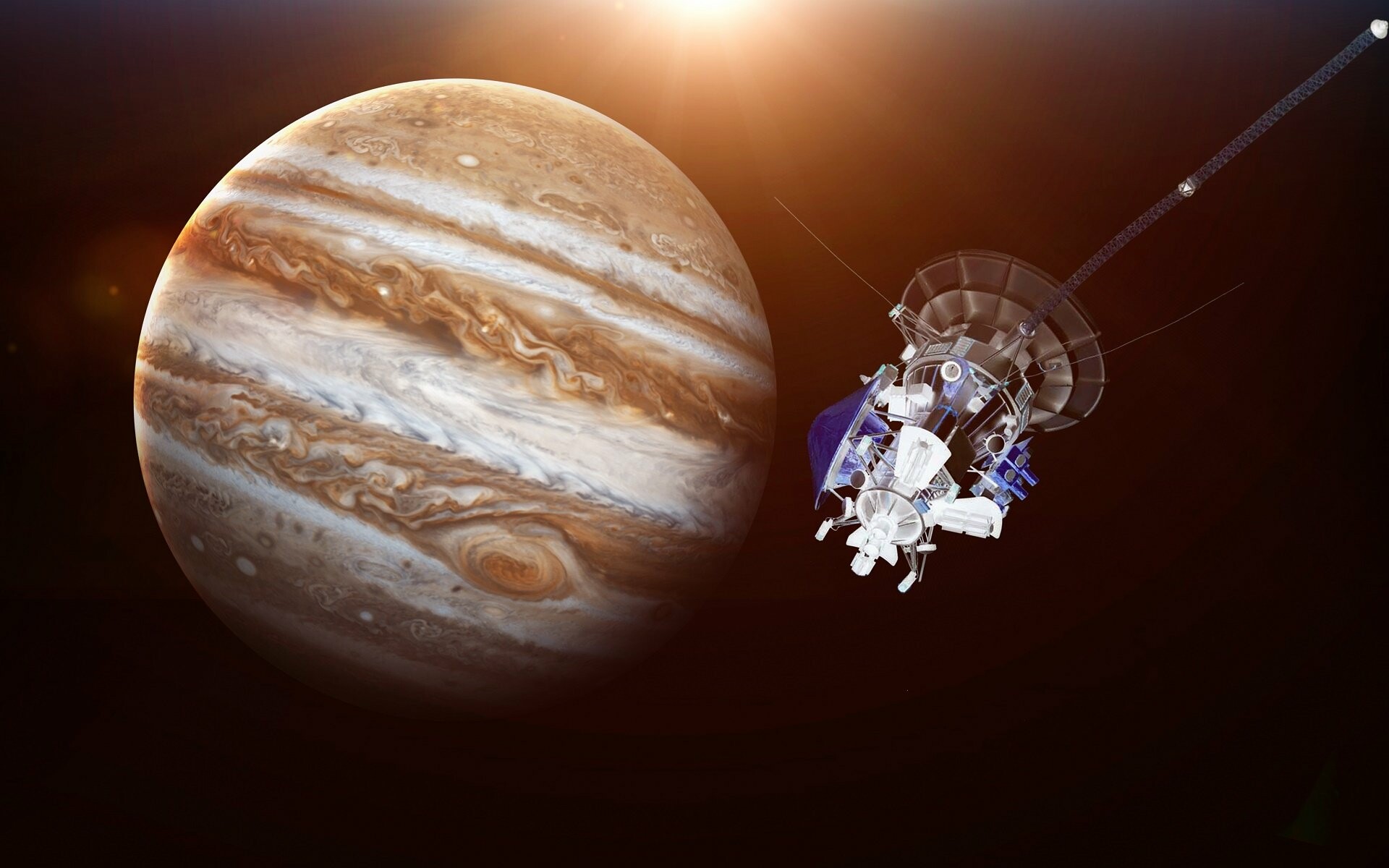 Galileo Probe, Jupiter Wallpaper, 1920x1200 HD Desktop