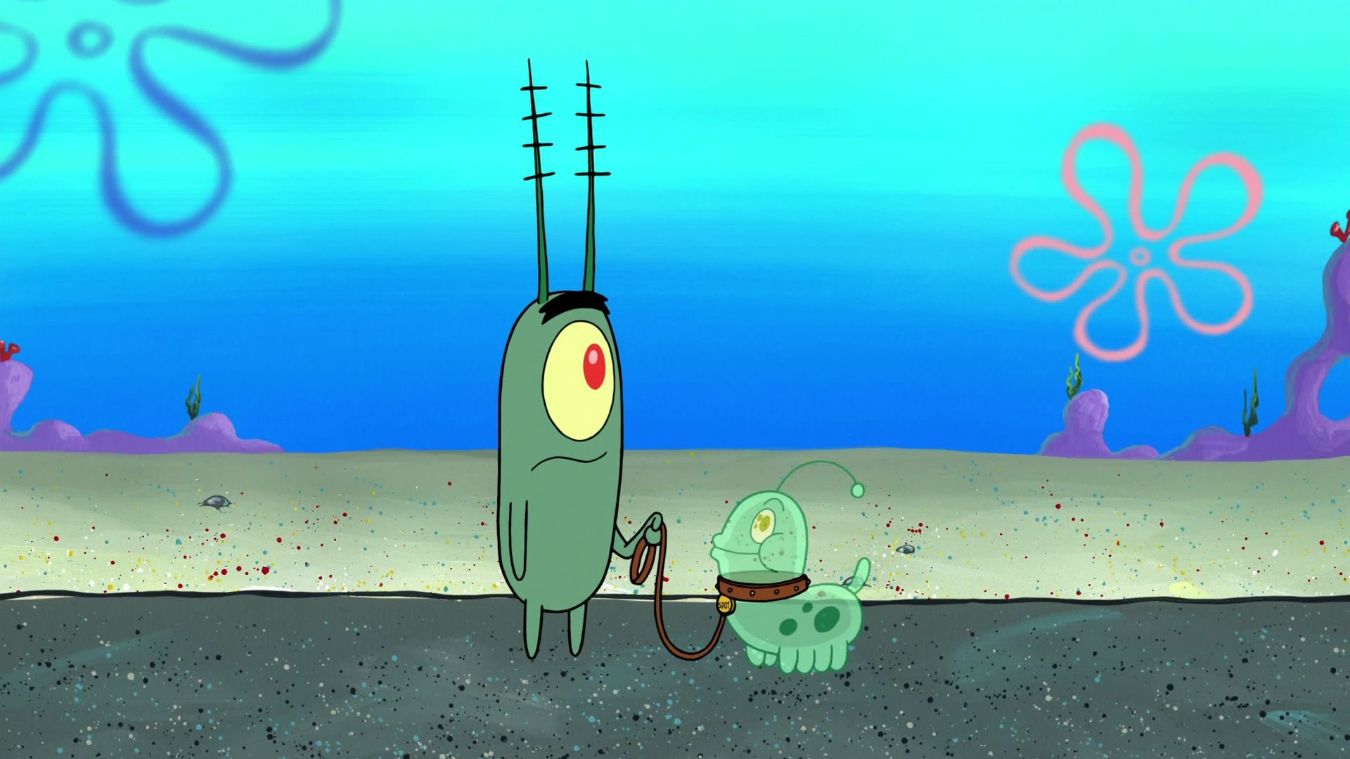 Plankton, SpongeBob SquarePants, Animation, TV show, 1920x1080 Full HD Desktop