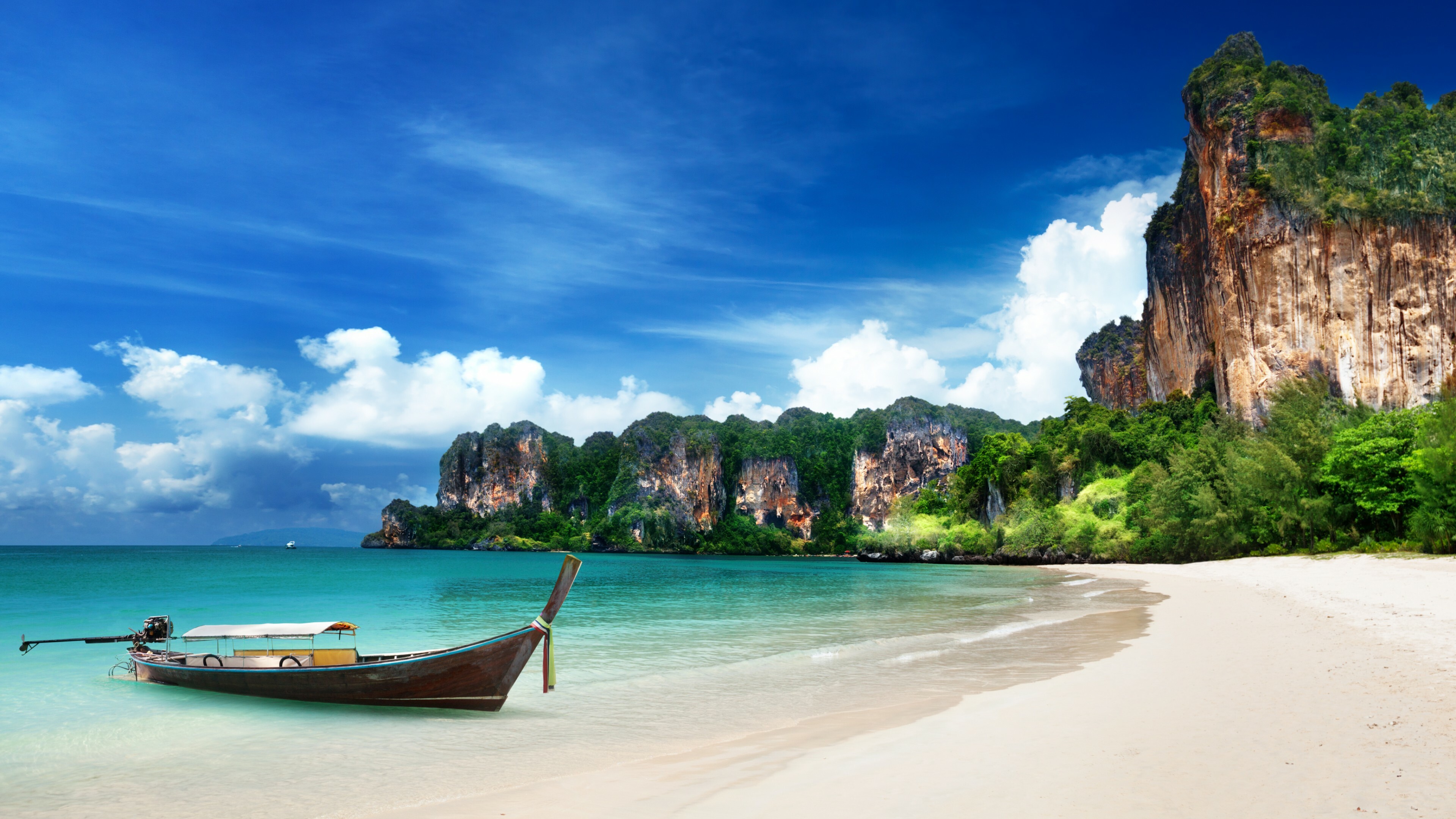 Railay Beach, Thailand Wallpaper, 3840x2160 4K Desktop