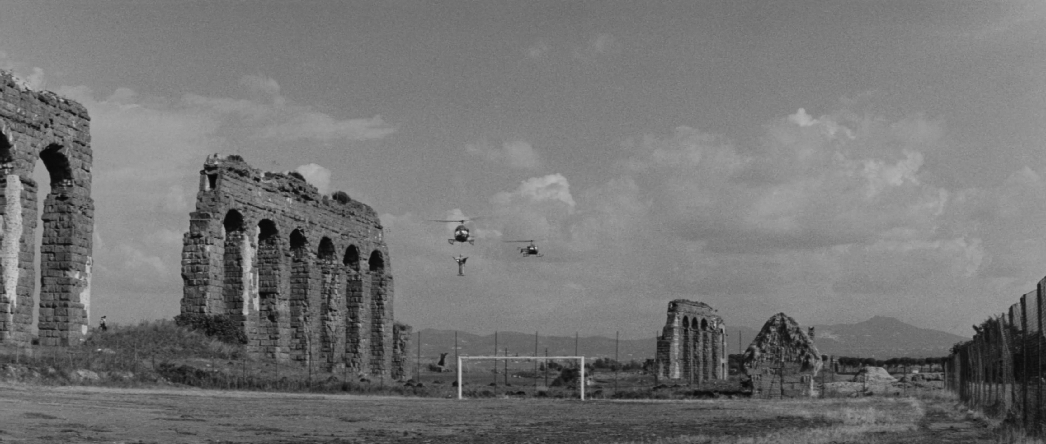 La Dolce Vita, Fellini's masterpiece, Atlas of places, Italian allure, 3360x1430 Dual Screen Desktop