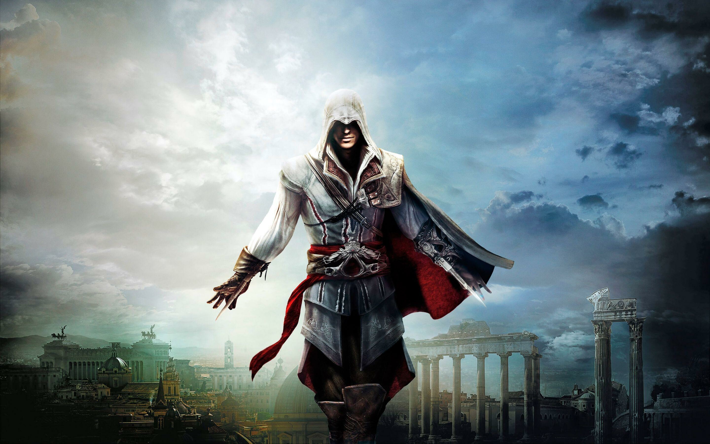 Assassin's Creed, Legendary assassin Ezio, Renaissance Italy, Engaging storyline, 2880x1800 HD Desktop