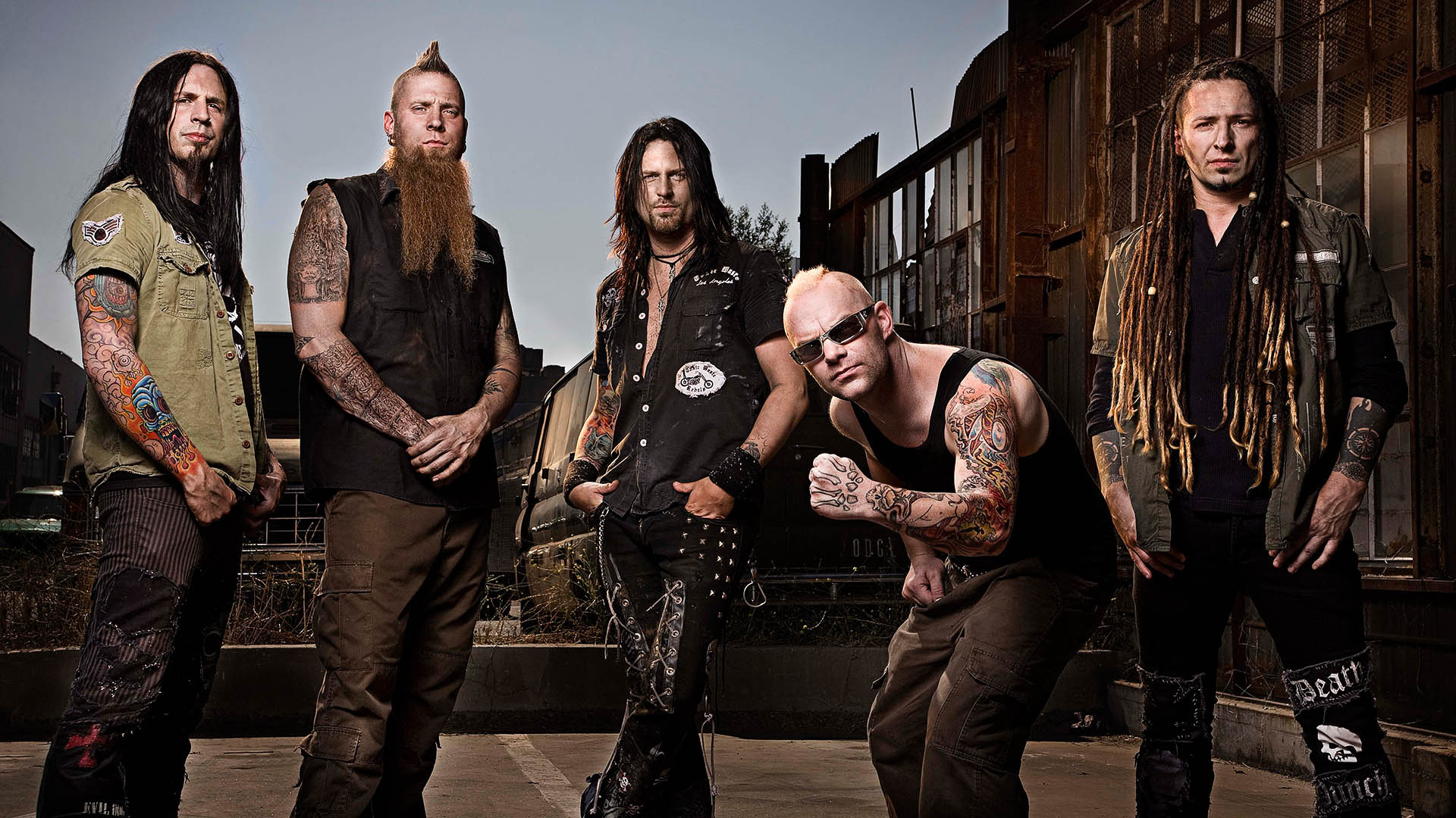 Five Finger Death Punch, Ivan Moody wallpapers, Dynamic computer backgrounds, Captivating visuals, 1920x1080 Full HD Desktop