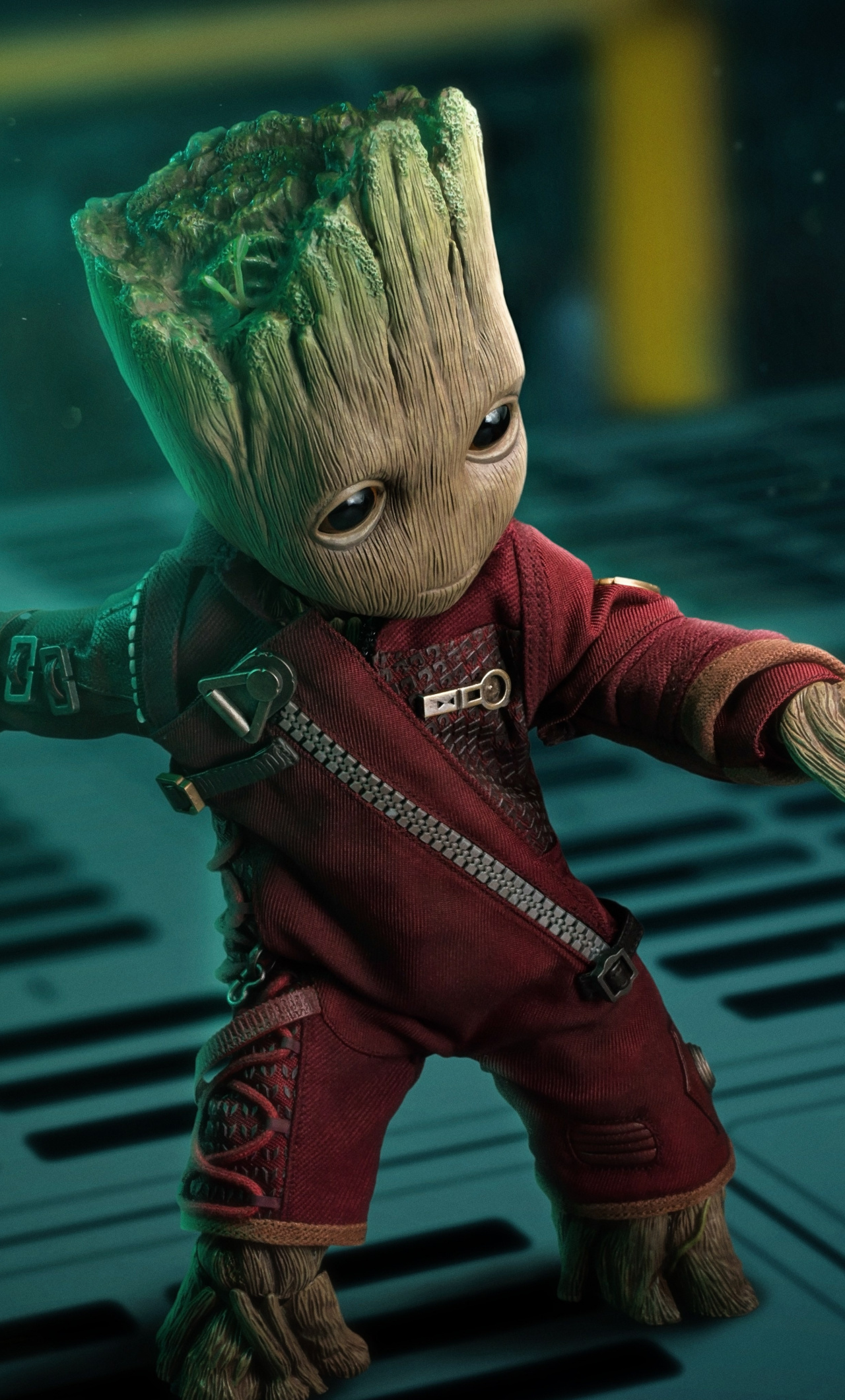 Baby Groot, John Tremblay, 1280x2120 HD Phone