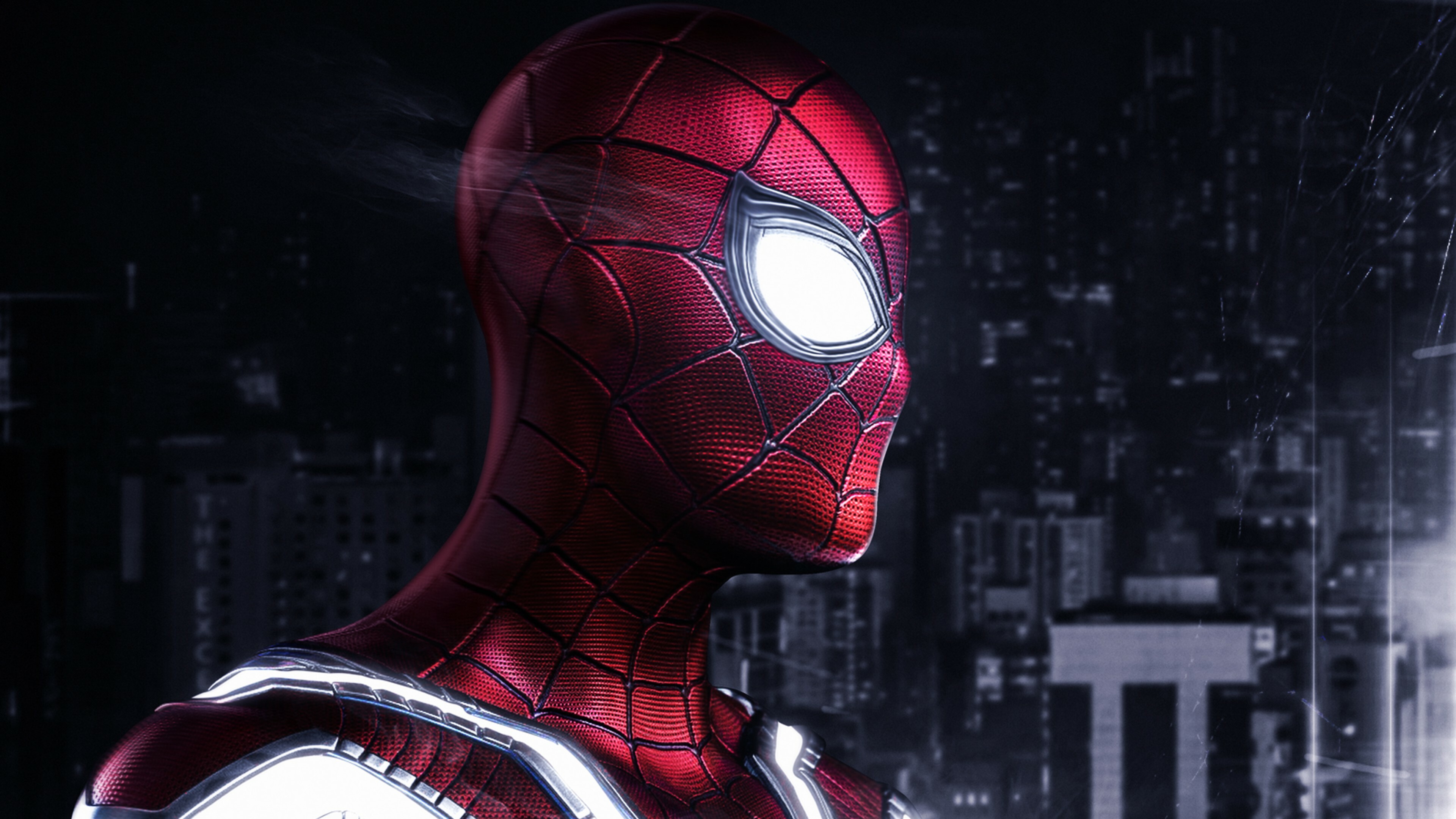 Marvel, Marvel's Spider-Man, Iron Spider artwork, 4K gaming image, 3840x2160 4K Desktop