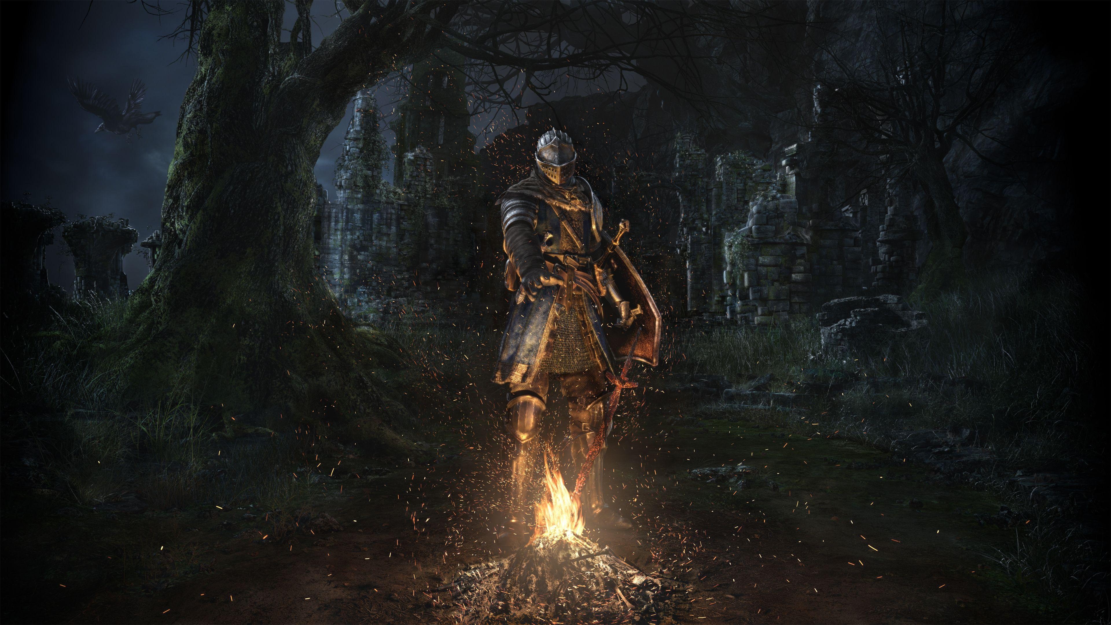 Dark Souls Remastered, Dark Action Wallpaper, 3840x2160 4K Desktop