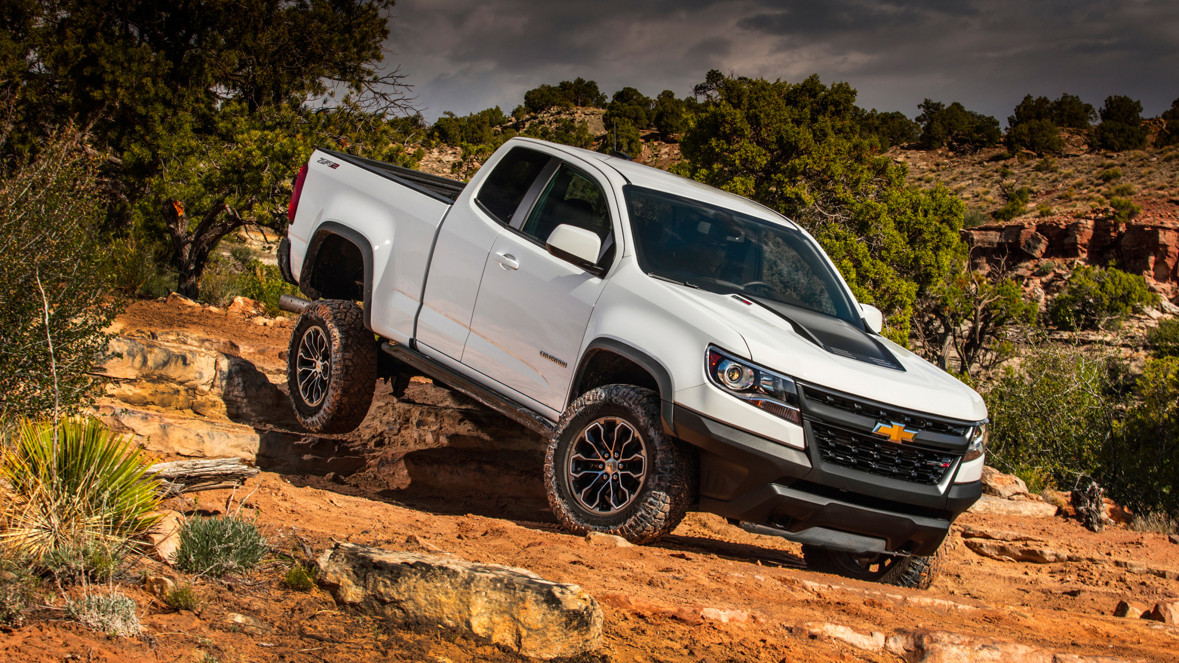 Chevrolet Colorado, HD wallpapers, 4K Ultra HD, American cars, 3840x2160 4K Desktop