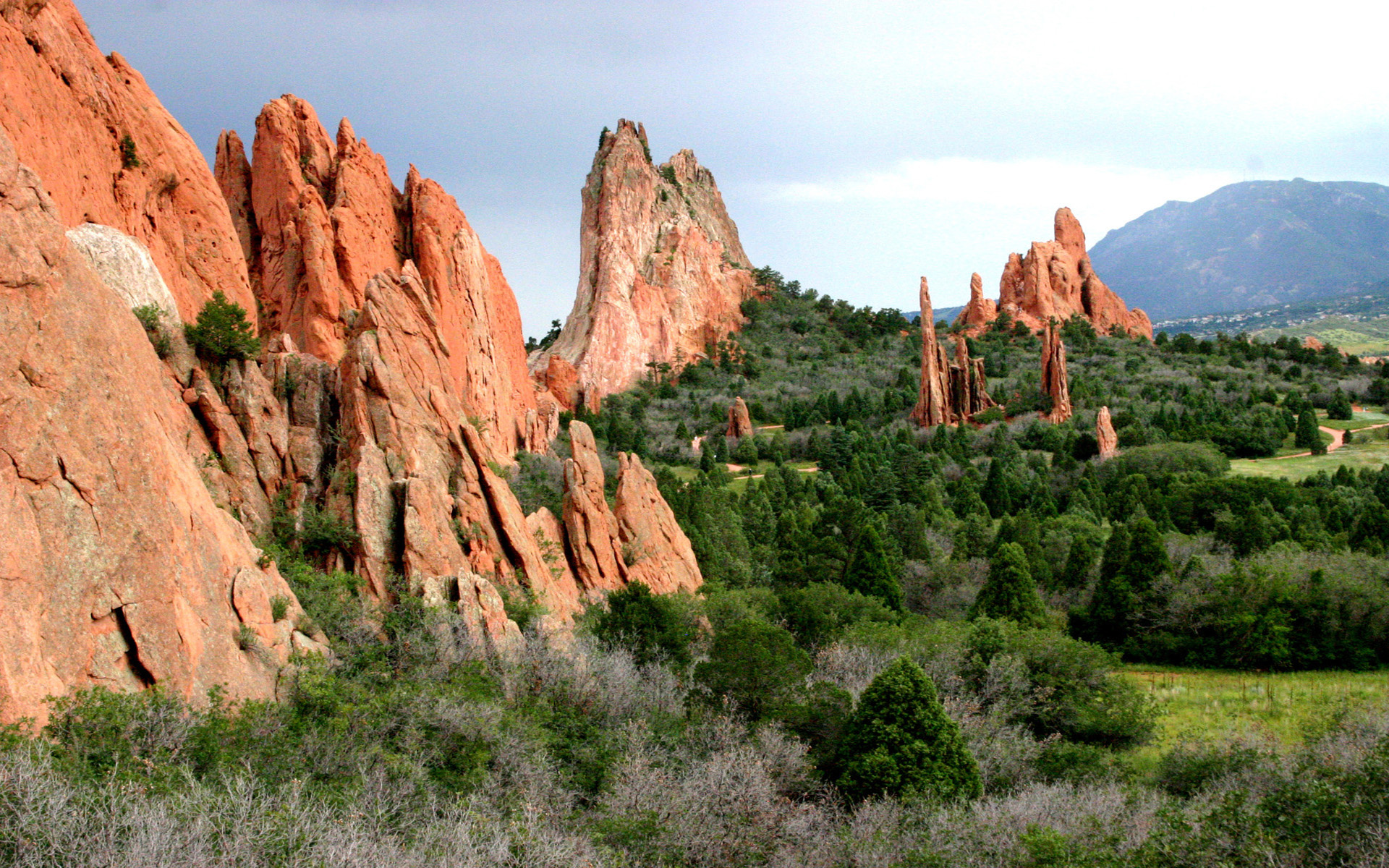 Garden of the Gods, Colorado Springs, HD desktop wallpaper, Scenic wonder, 1920x1200 HD Desktop