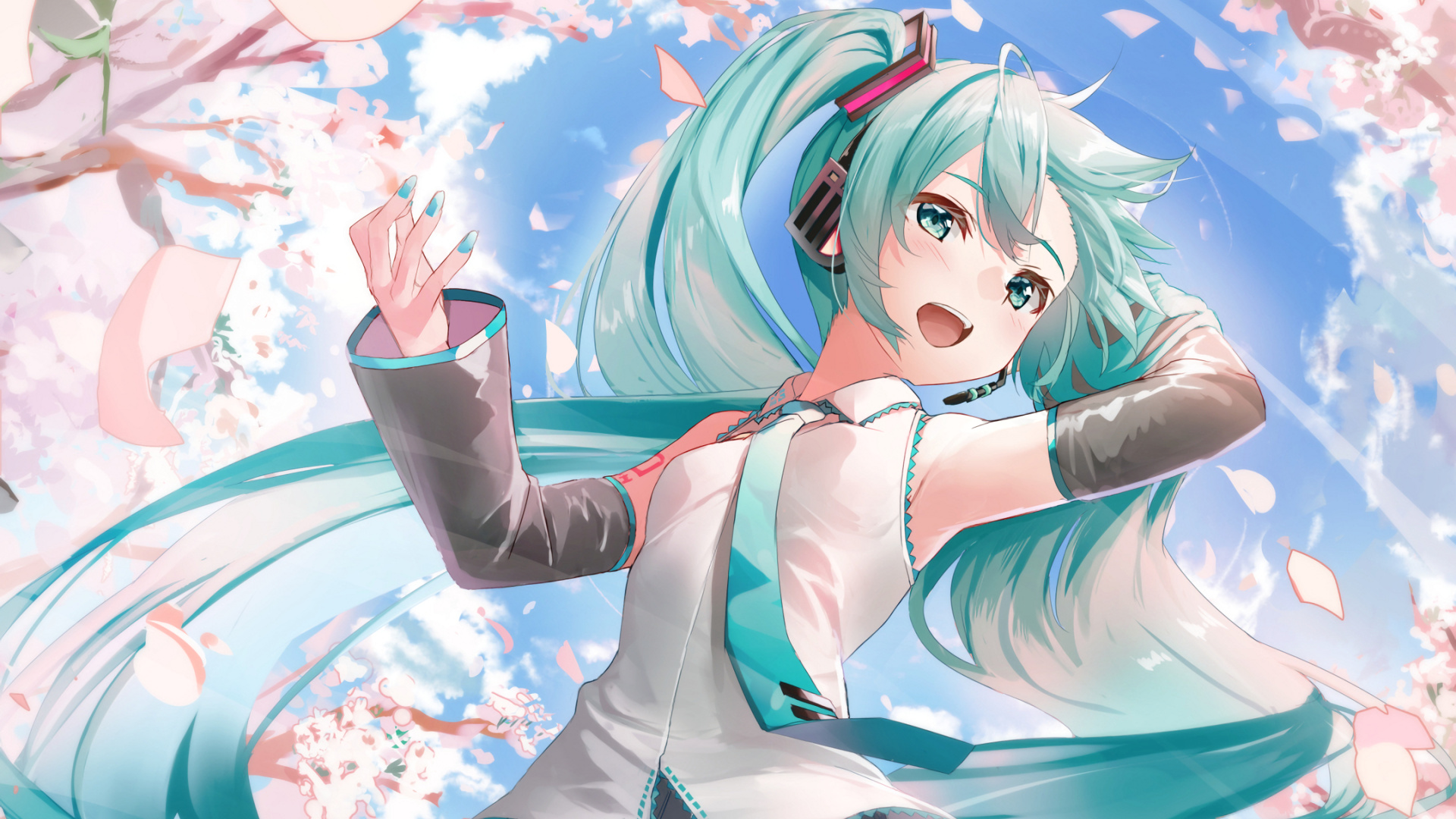 Hatsune Miku music, A day wallpaper, 1920x1080 Full HD Desktop