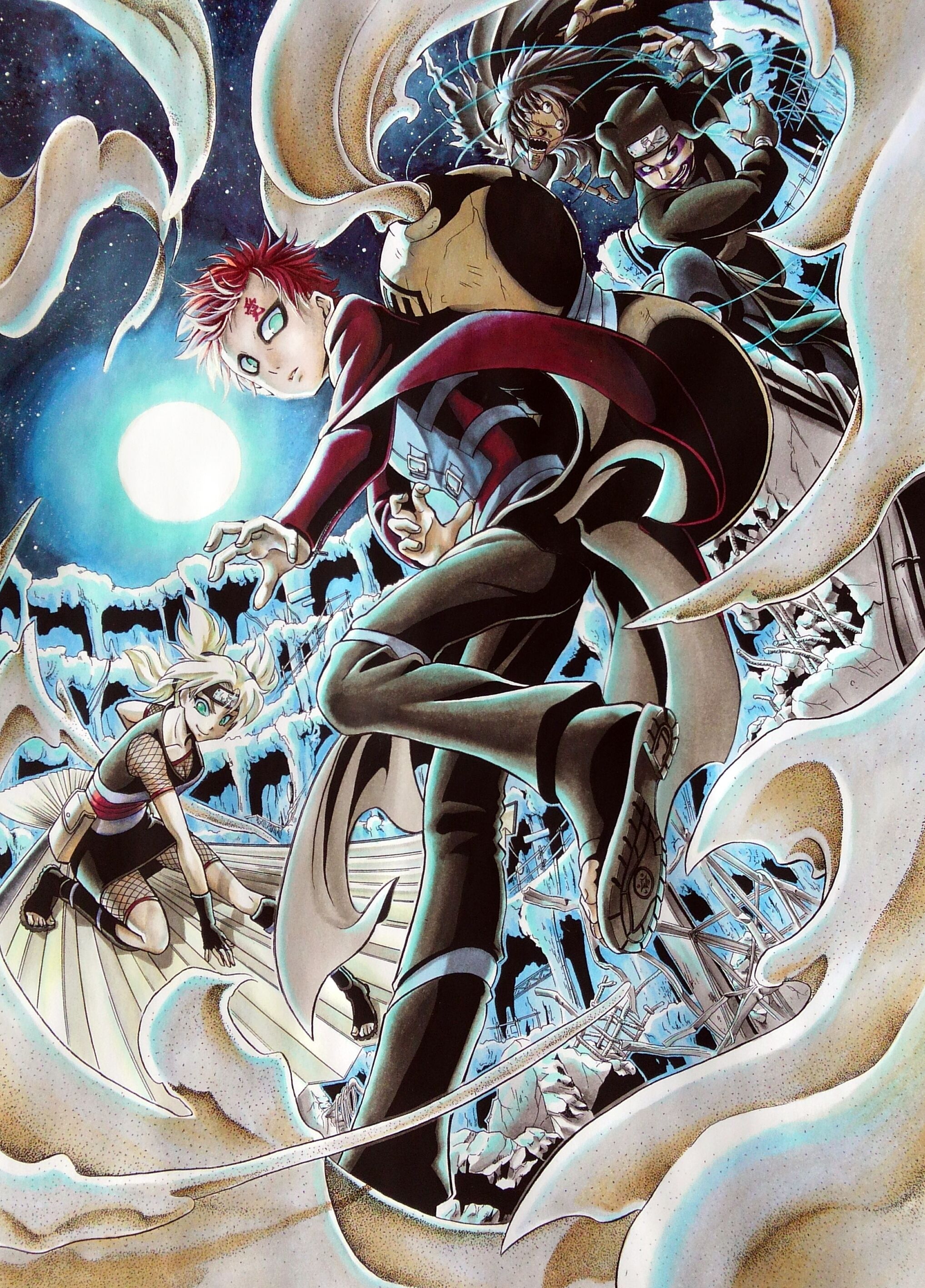 Gaara, Naruto, Mobile wallpaper, 2040x2840 HD Phone