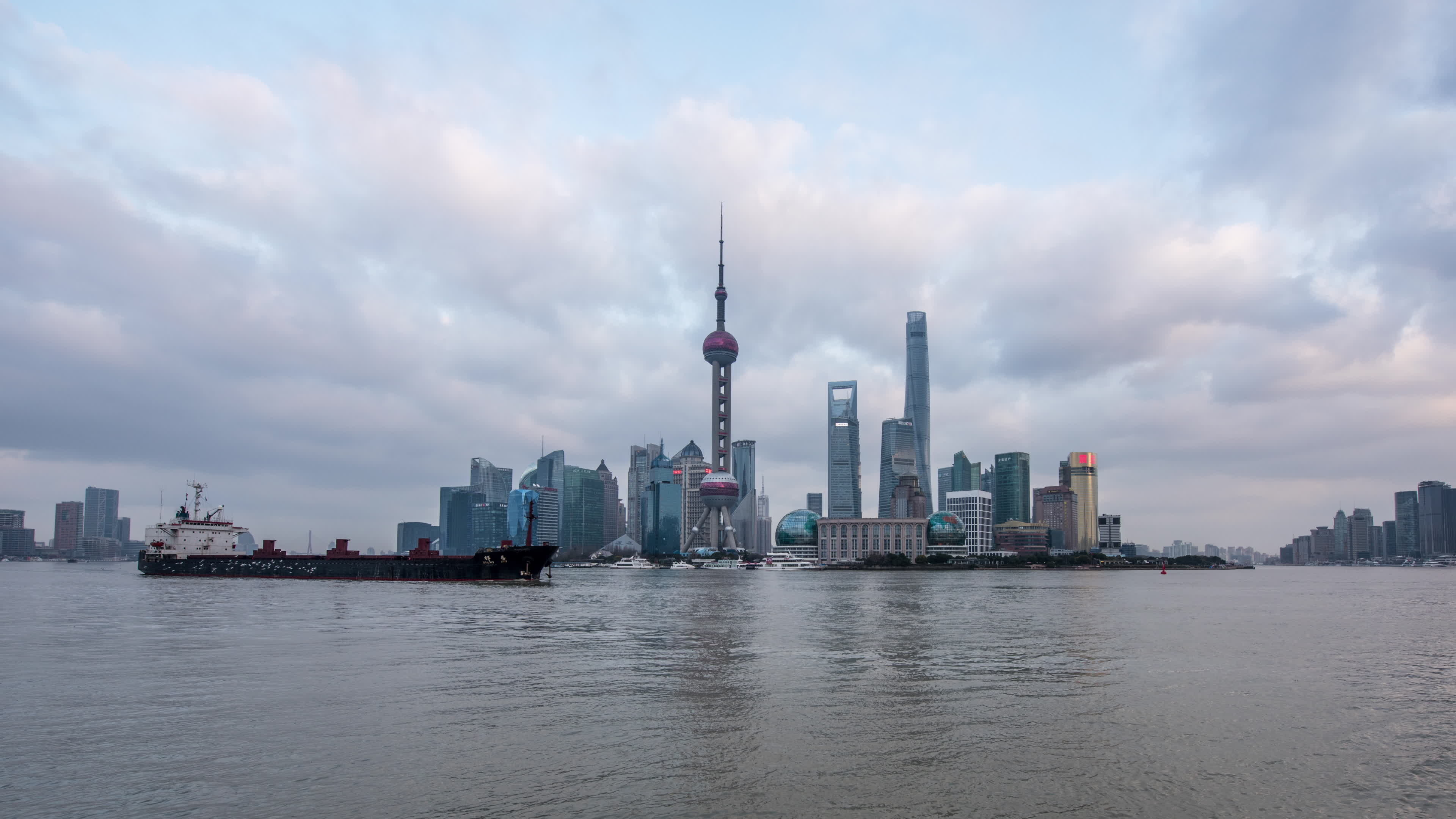 Shanghai cityscape 4K time lapse, Stock video, Cityscape, Travels, 3840x2160 4K Desktop