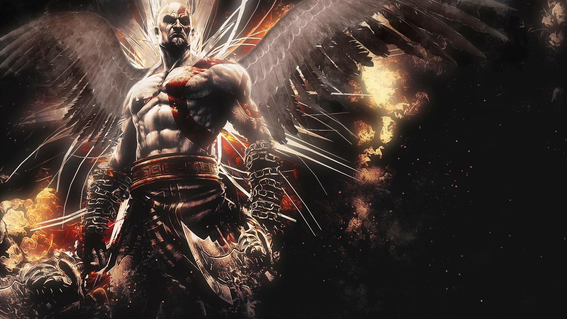 God of War, Striking wallpaper, Spartan warrior, Demigod, 1920x1080 Full HD Desktop