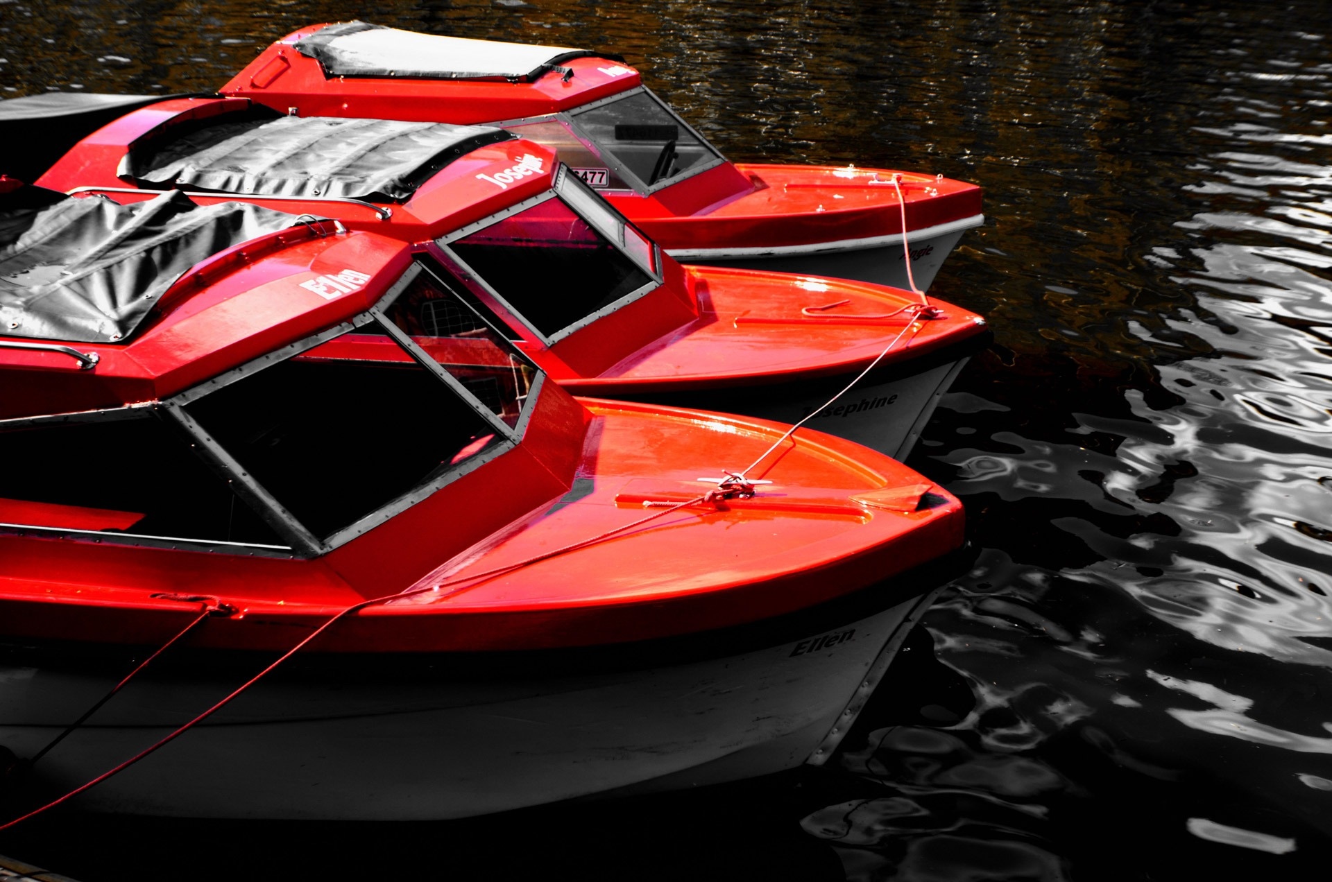 Work sea boat wheel, River red vehicle, 1920x1280 HD Desktop