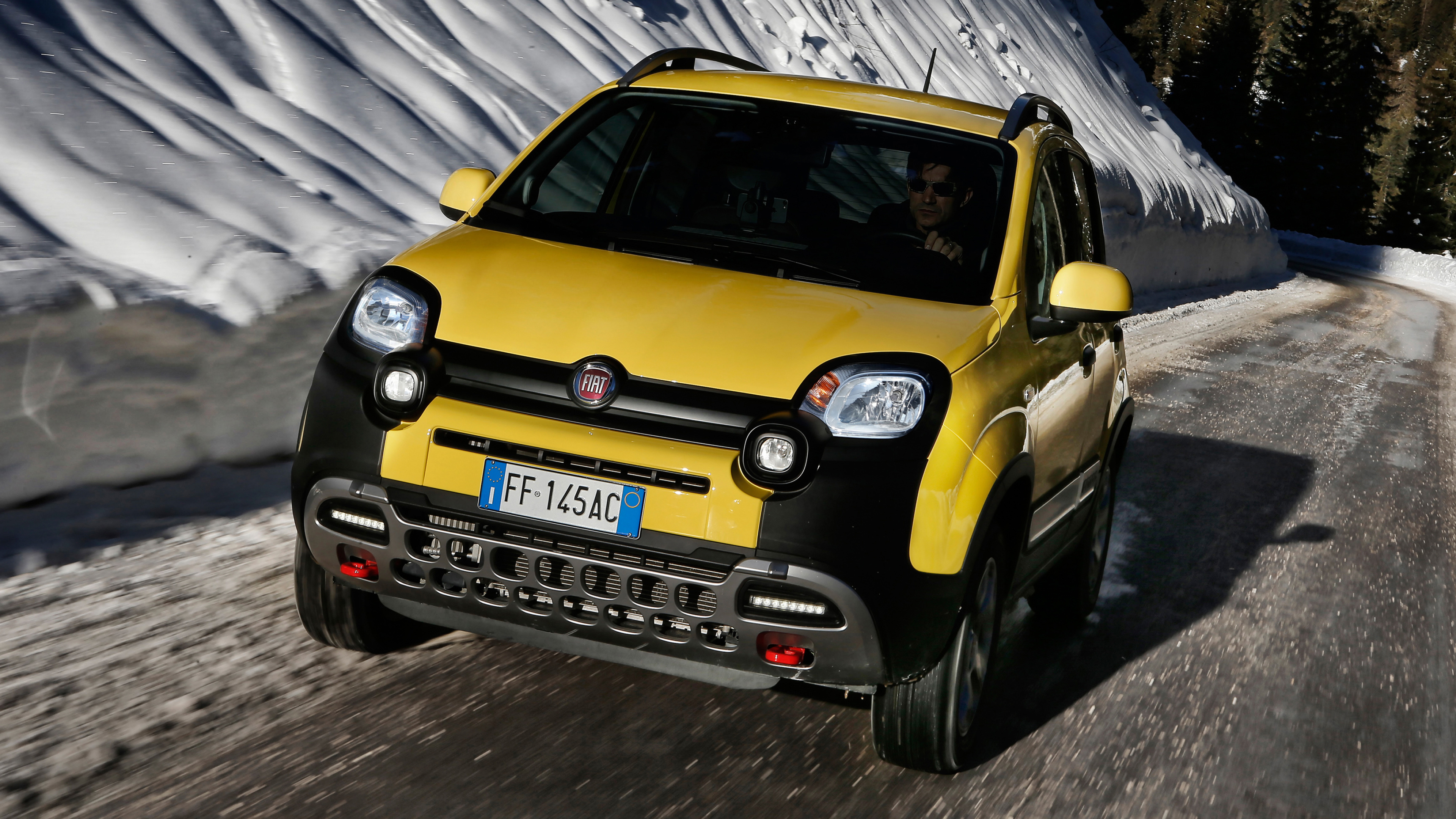 2018 Model, Fiat Panda Wallpaper, 3840x2160 4K Desktop